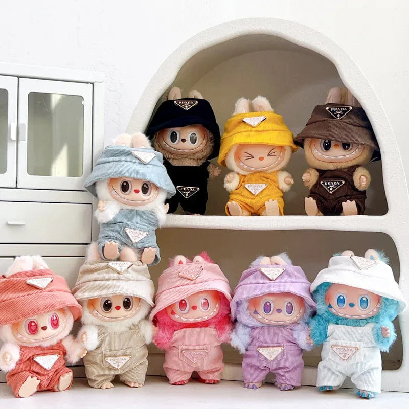 Labubu Doll | Labubu Toy | Labubu Keychains | Official Labubu Shop Buy Labubu Plush Toys From Online Store Labubu Clothes – Corduroy Outfit Set with Hat for 17 cm Labubu Dolls