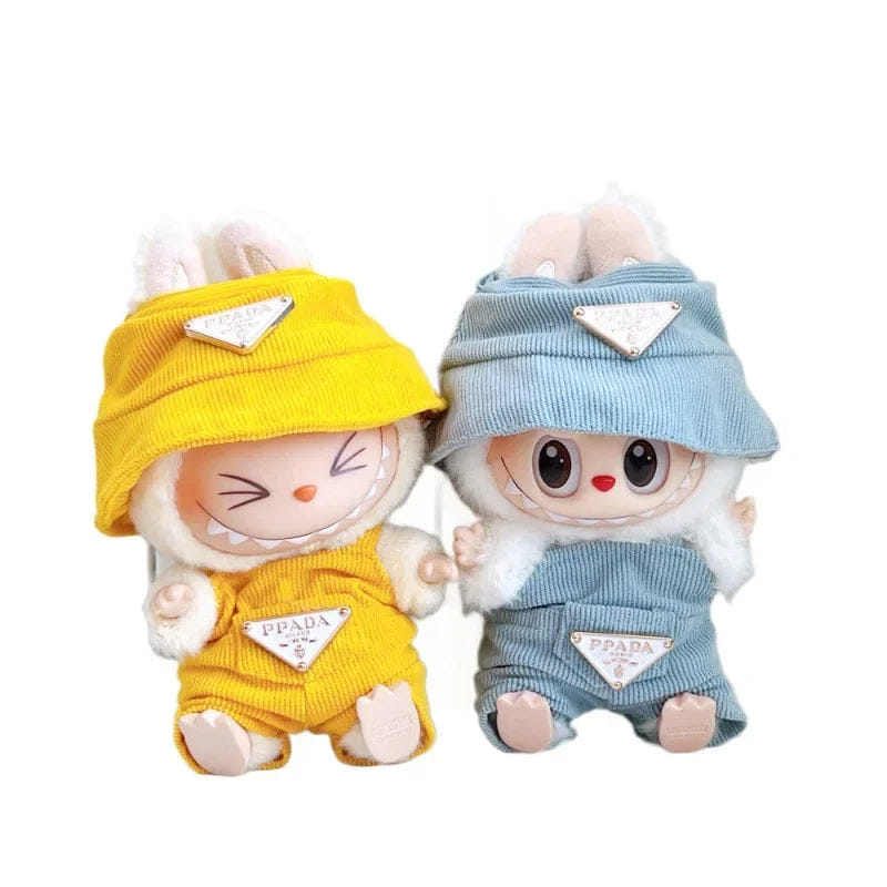 Labubu Doll | Labubu Toy | Labubu Keychains | Official Labubu Shop Buy Labubu Plush Toys From Online Store Labubu Clothes – Corduroy Outfit Set with Hat for 17 cm Labubu Dolls