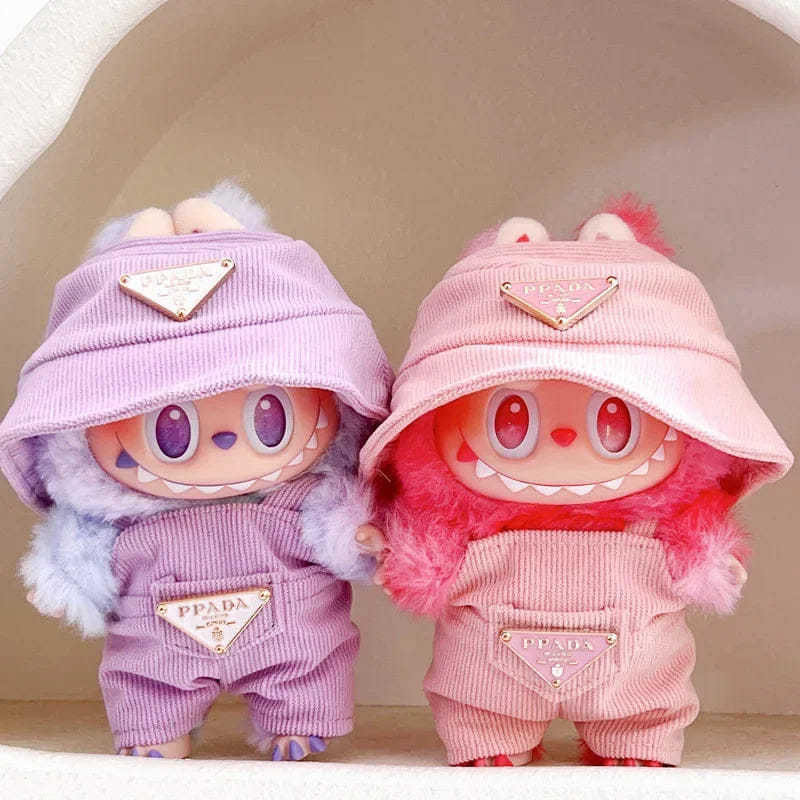 Labubu Doll | Labubu Toy | Labubu Keychains | Official Labubu Shop Buy Labubu Plush Toys From Online Store Labubu Clothes – Corduroy Outfit Set with Hat for 17 cm Labubu Dolls