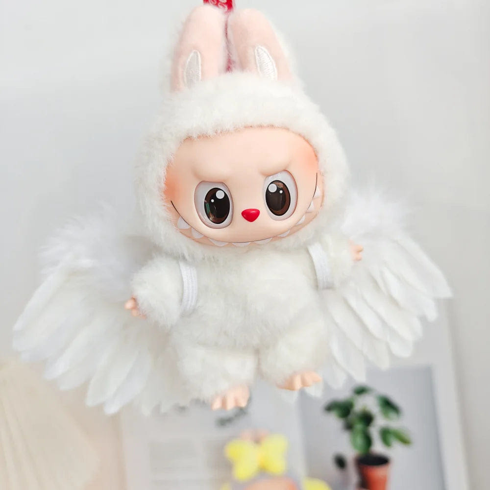 Labubu Doll | Labubu Toy | Labubu Keychains | Official Labubu Shop Buy Labubu Plush Toys From Online Store Labubu Clothing Accessories - Angel Wings Doll Outfit for Labubu Keychains