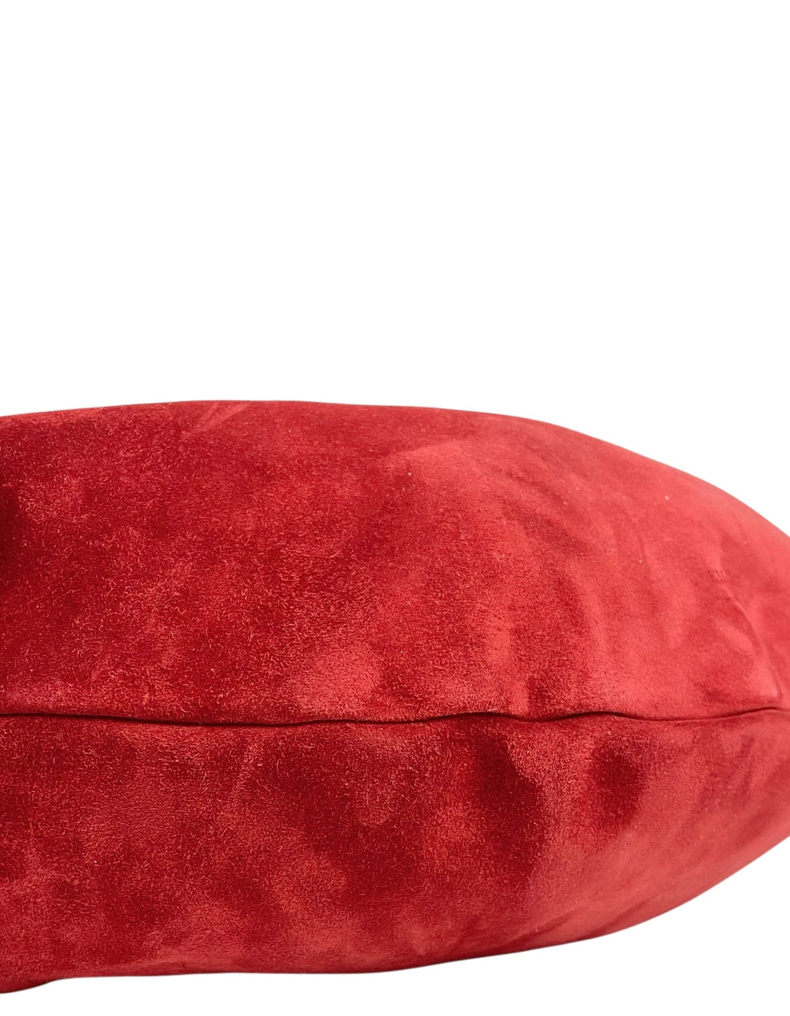 ASC Resale Khaite Red Suede Olivia Bag