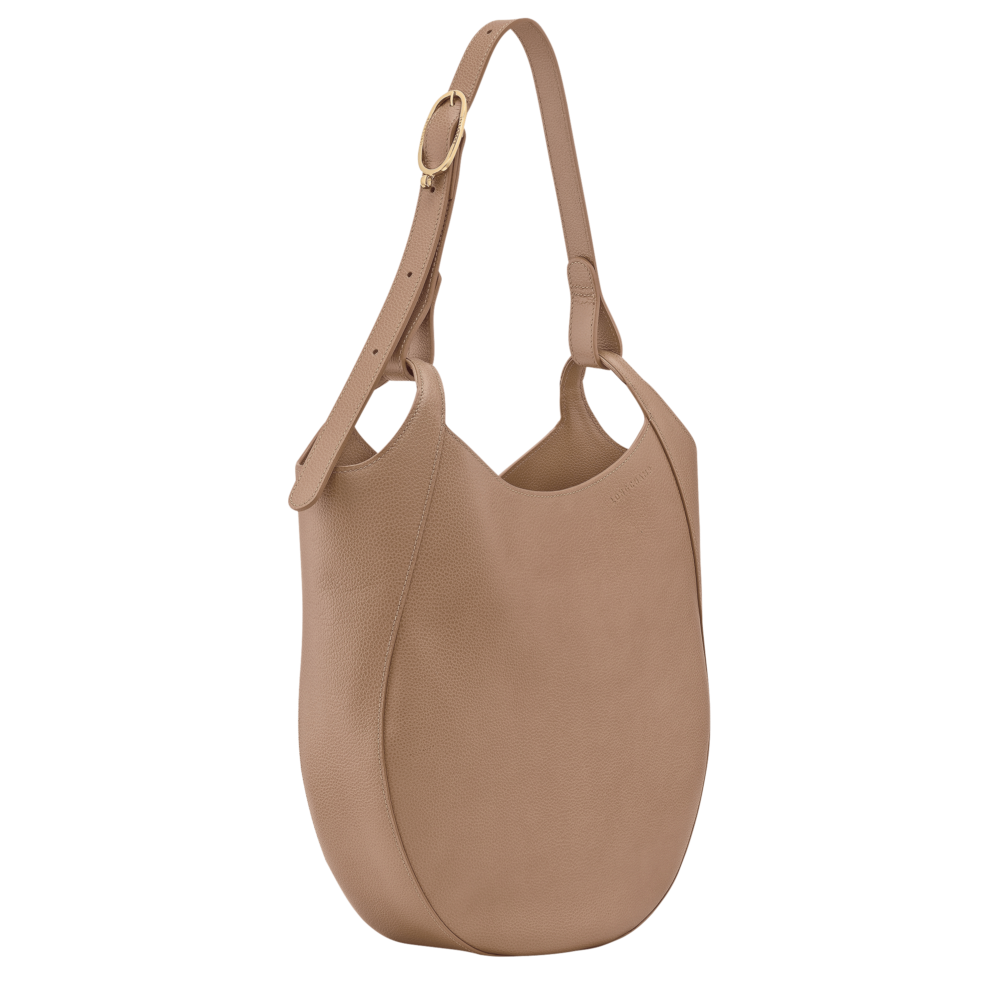 Long Champ Longchamp Le Foulonné L Hobo bag Biscuit