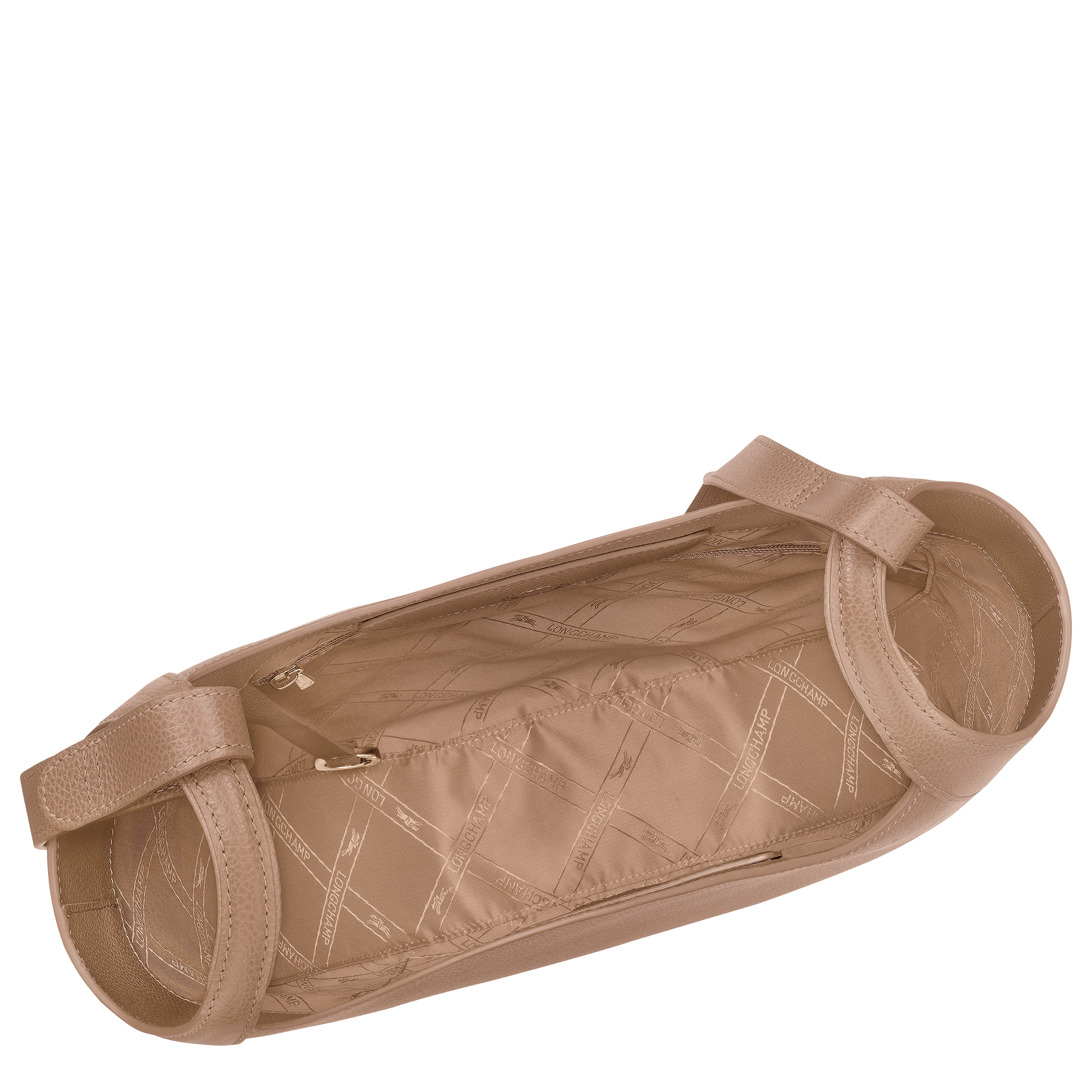 Long Champ Longchamp Le Foulonné L Hobo bag Biscuit