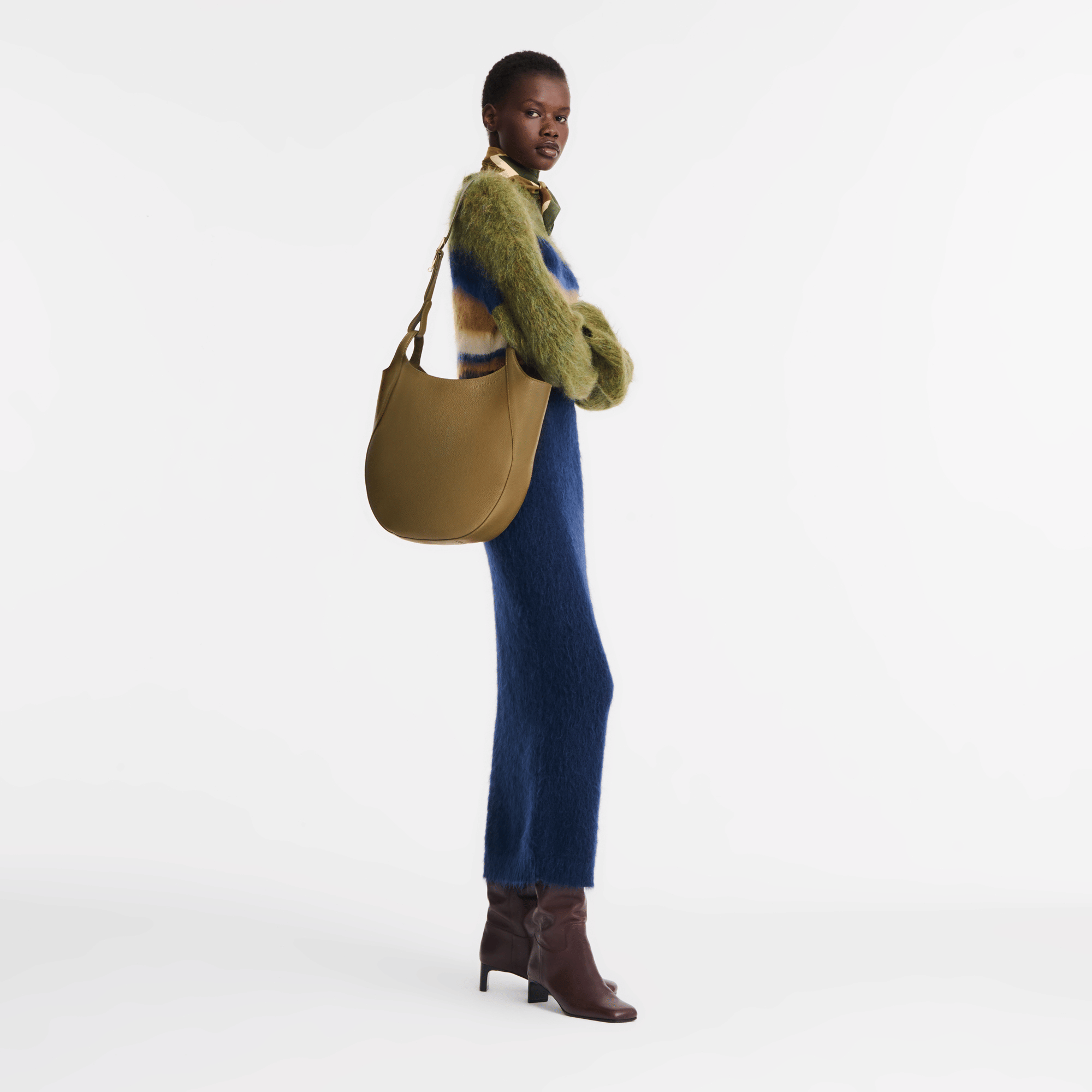 Long Champ Longchamp Le Foulonné L Hobo bag Caper