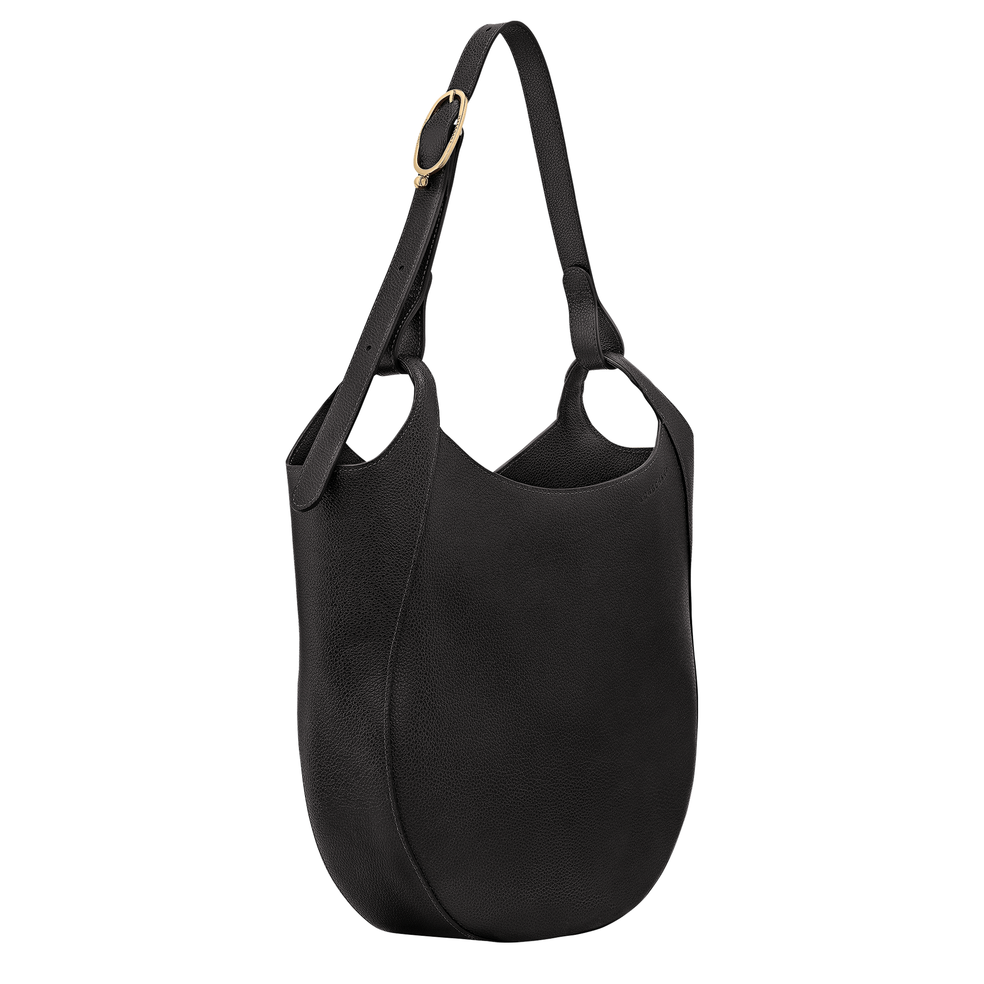 Long Champ Longchamp Le Foulonné L Hobo bag Black