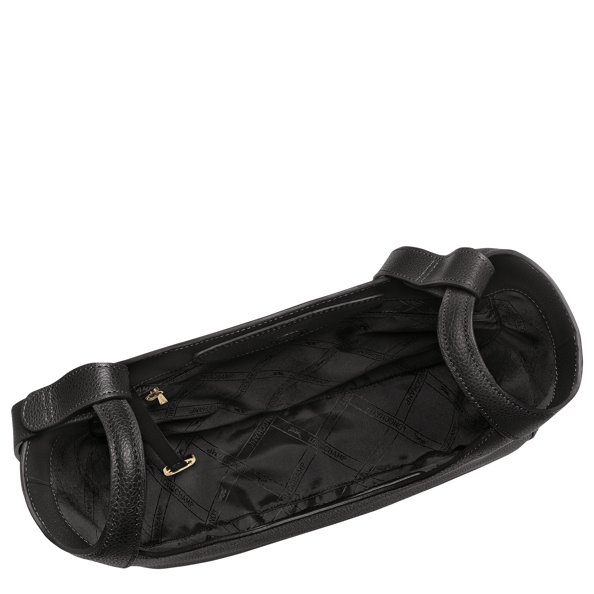 Long Champ Longchamp Le Foulonné L Hobo bag Black