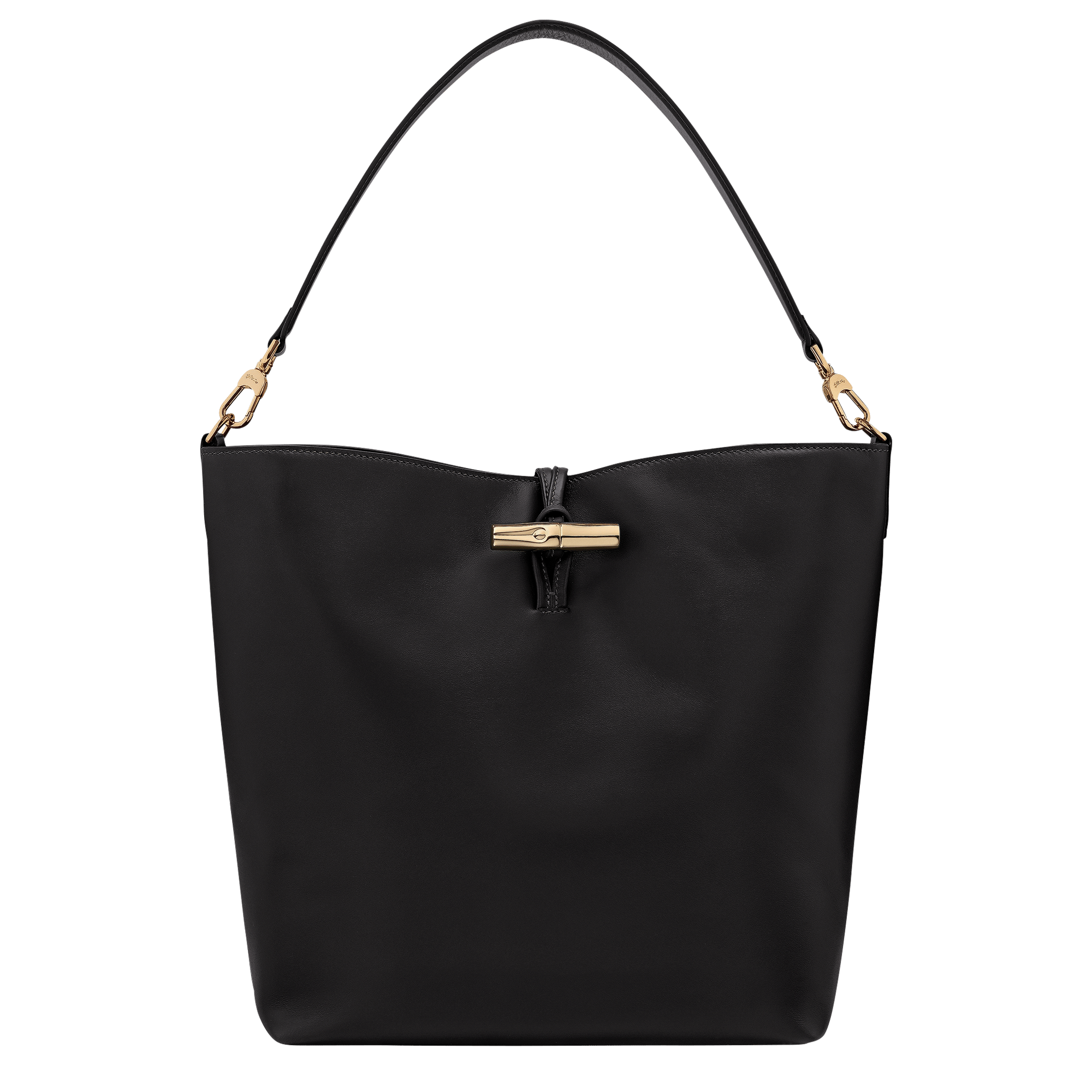 Long Champ Longchamp Le Roseau M Hobo bag Black