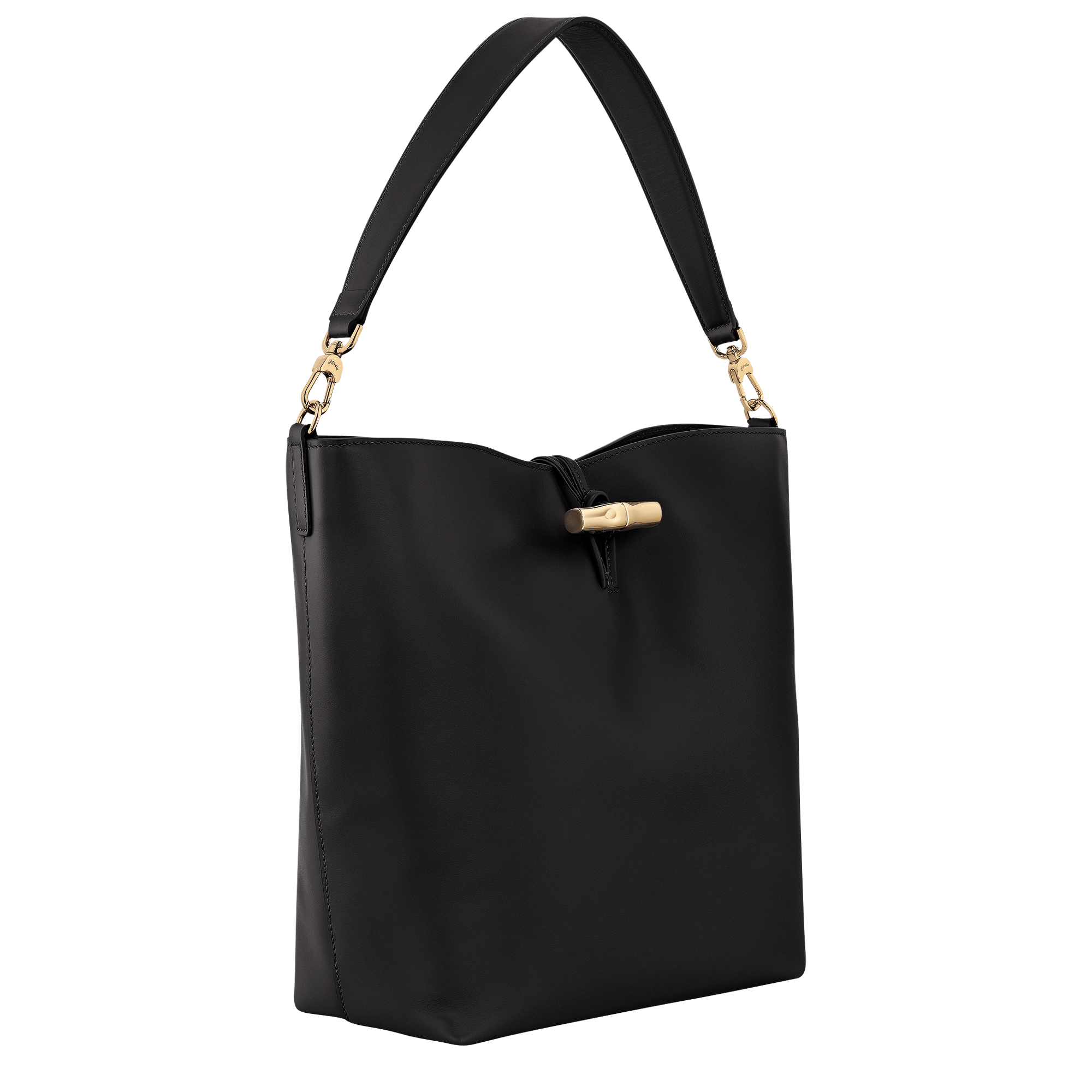 Long Champ Longchamp Le Roseau M Hobo bag Black