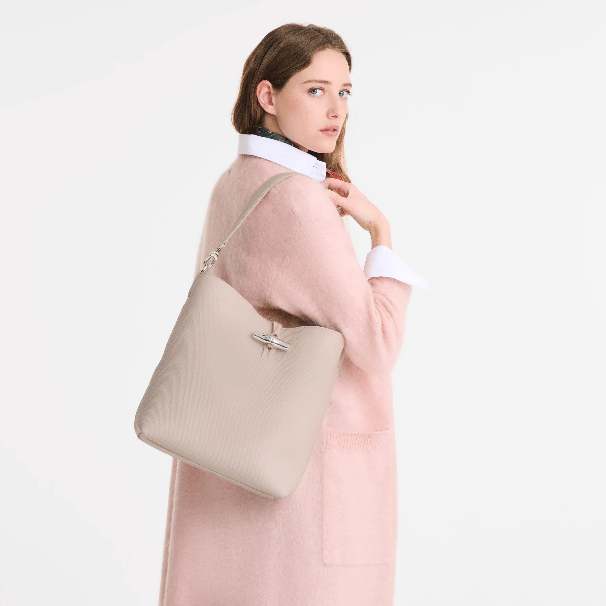 Long Champ Longchamp Le Roseau M Hobo bag Paper