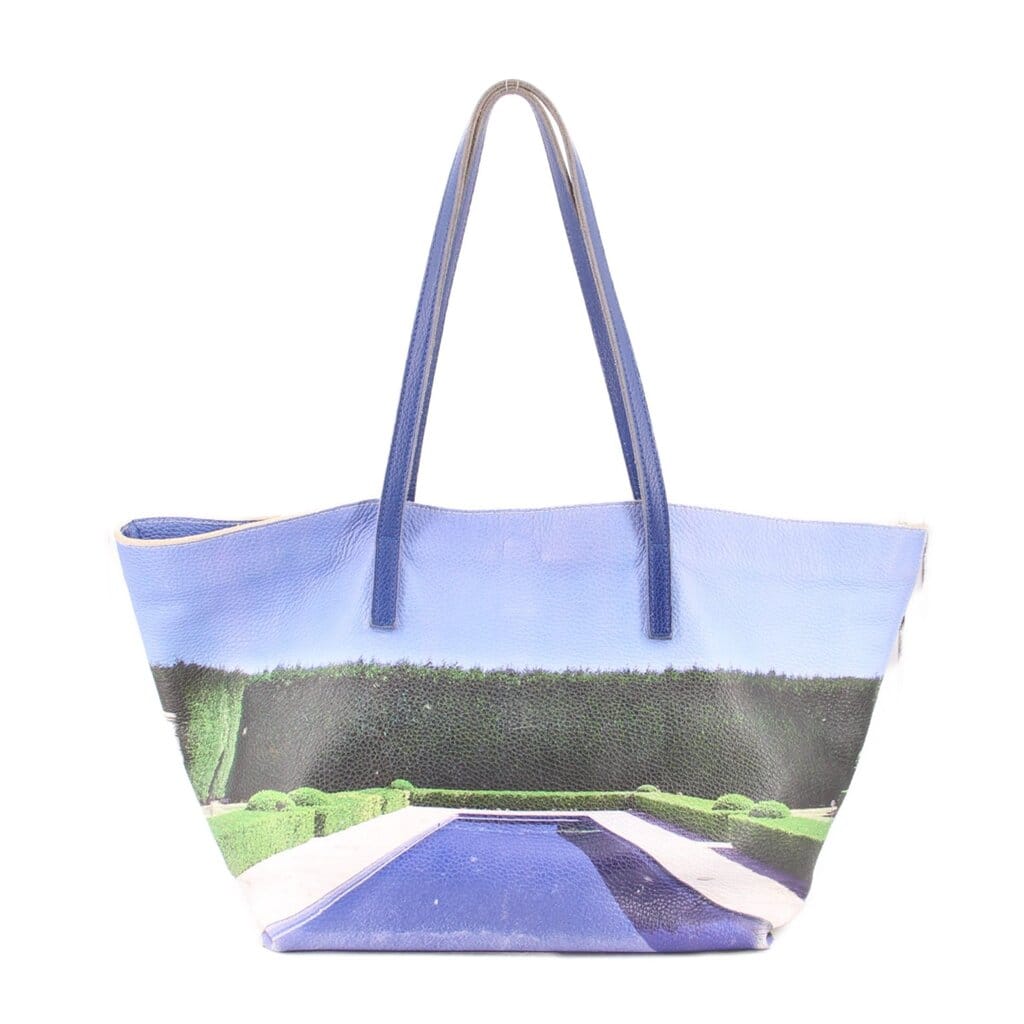 PAIGE Gamble WIDE PRINTED TOTES BLUE