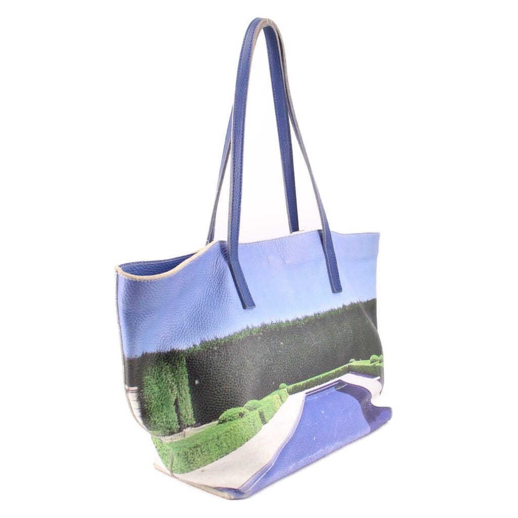 PAIGE Gamble WIDE PRINTED TOTES BLUE