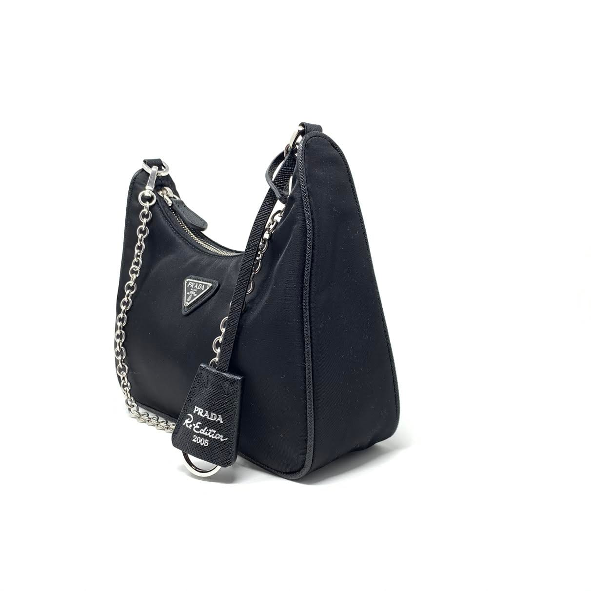 From Runway With Love Prada Multiple Pochette Re - edition 2005 Black Nylon Bag
