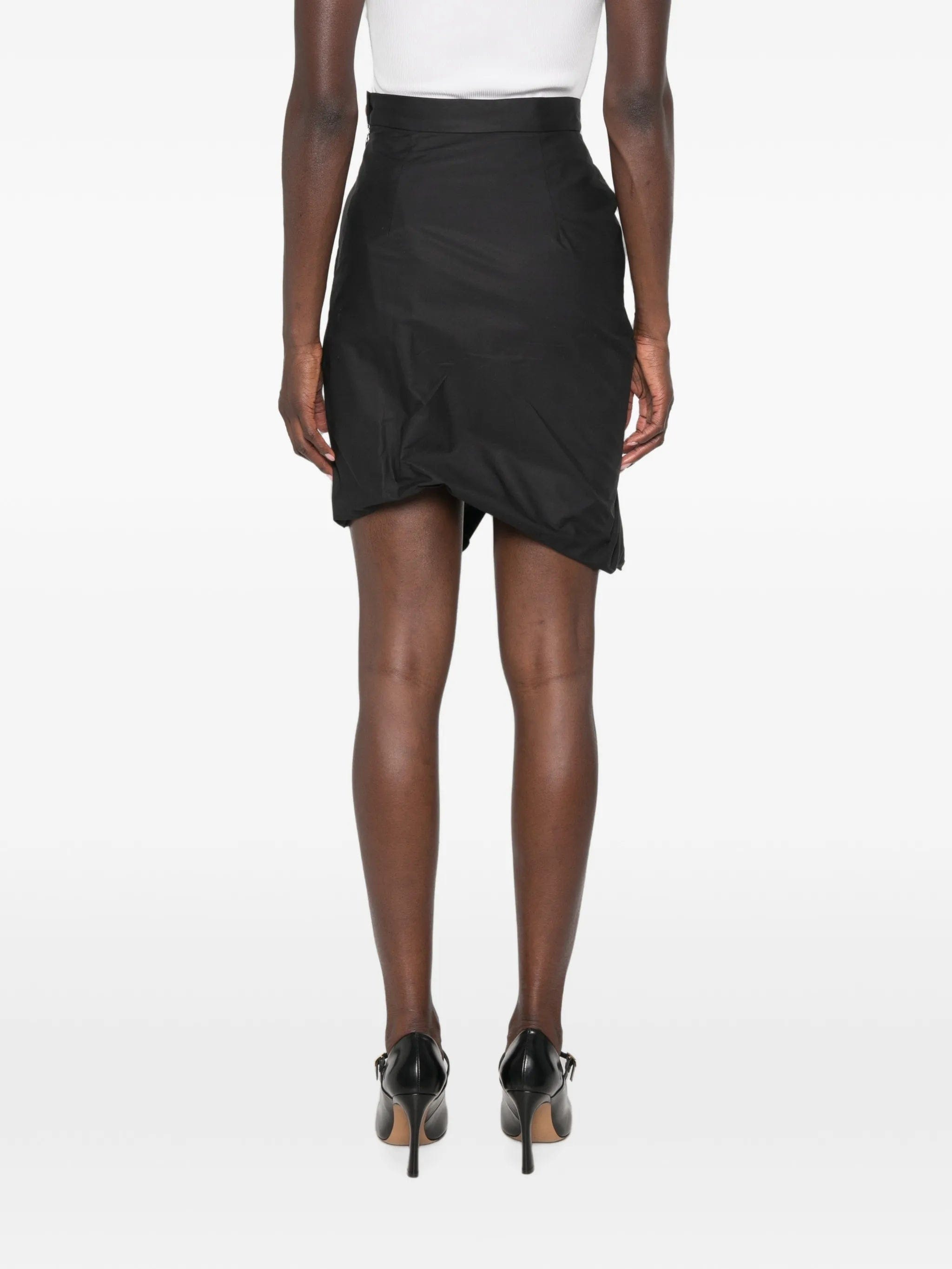 Vivienne Westwood Panther ruched mini skirt
