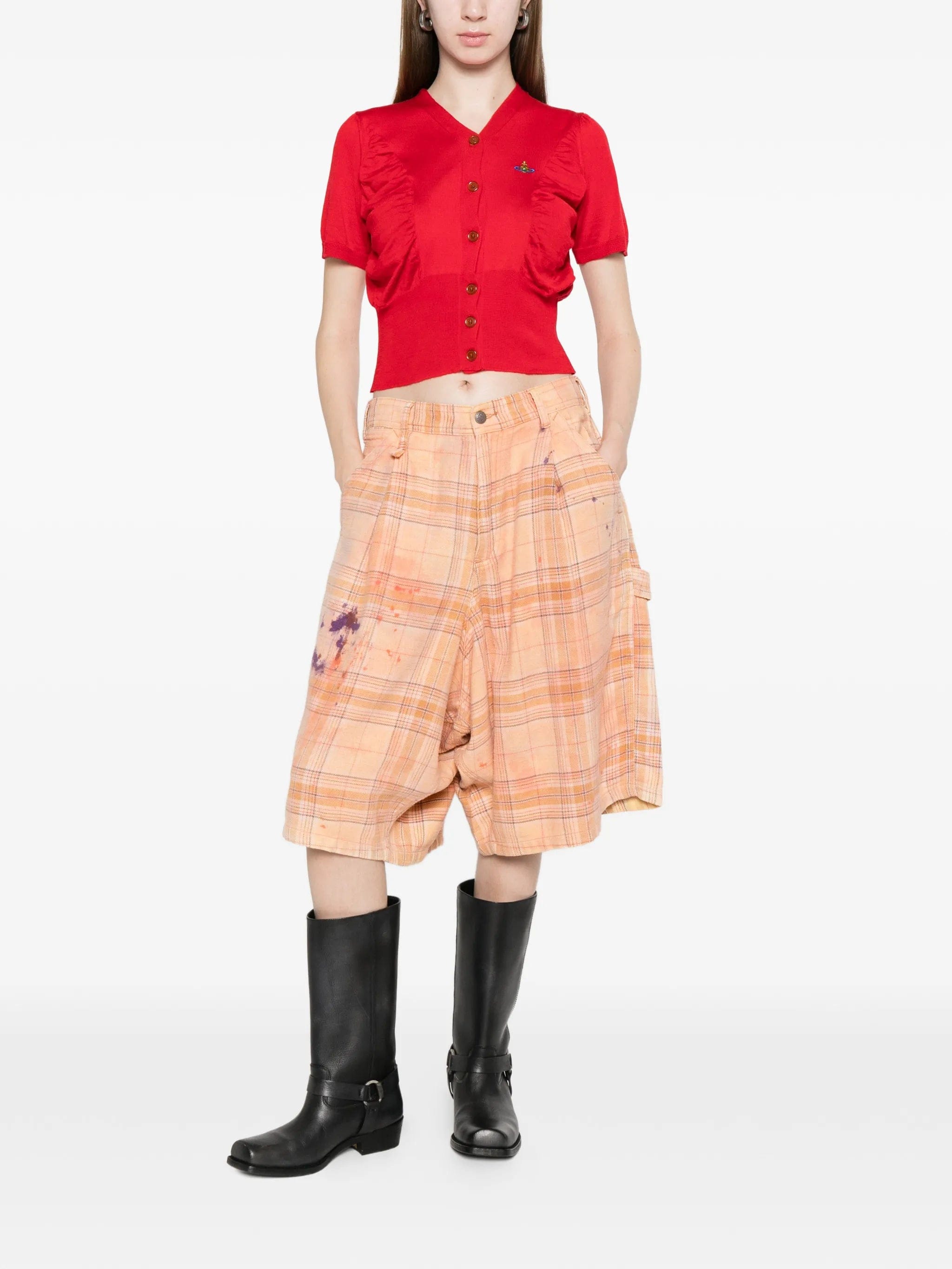 Vivienne Westwood Pamela ruched cardigan