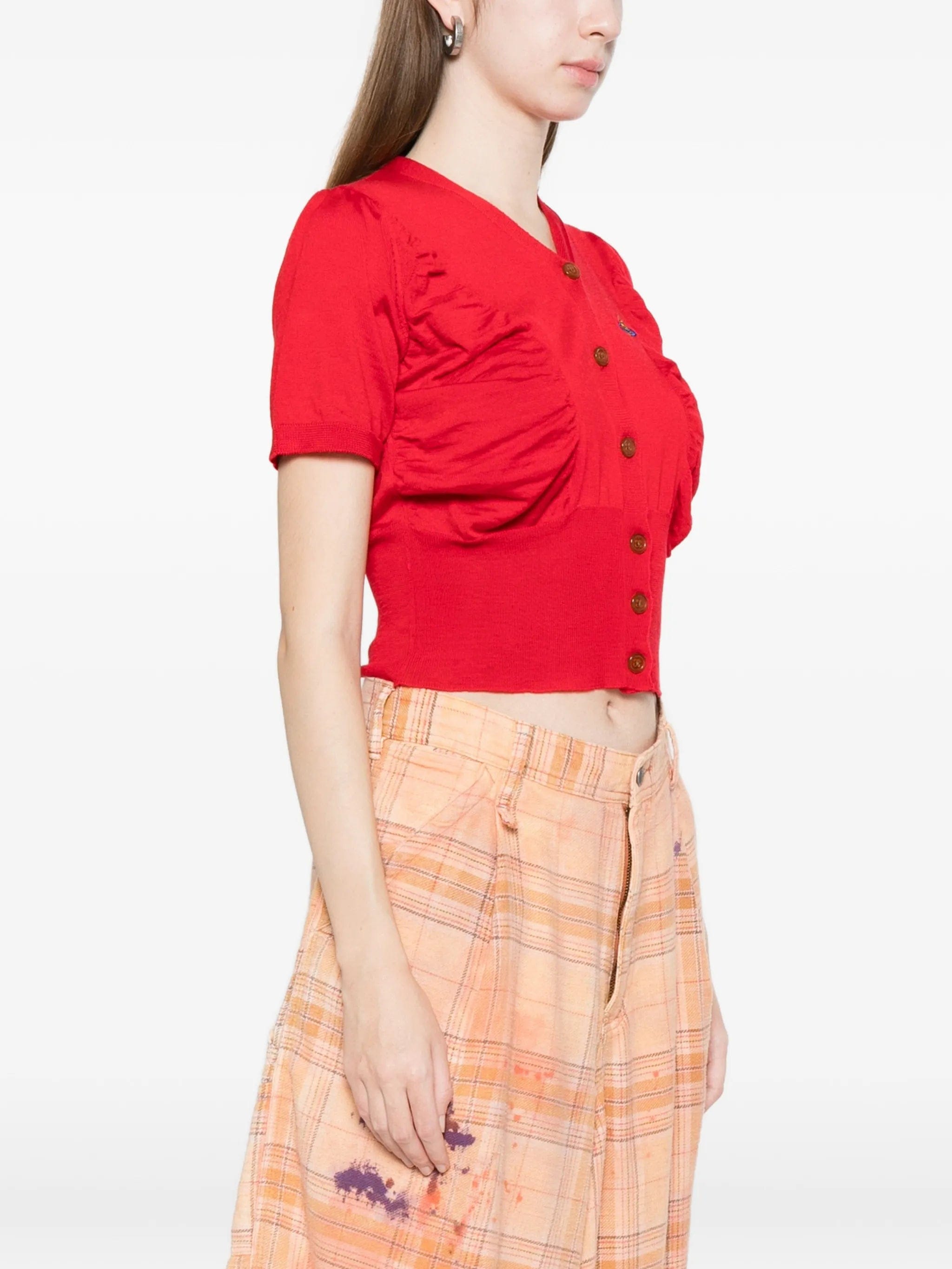 Vivienne Westwood Pamela ruched cardigan
