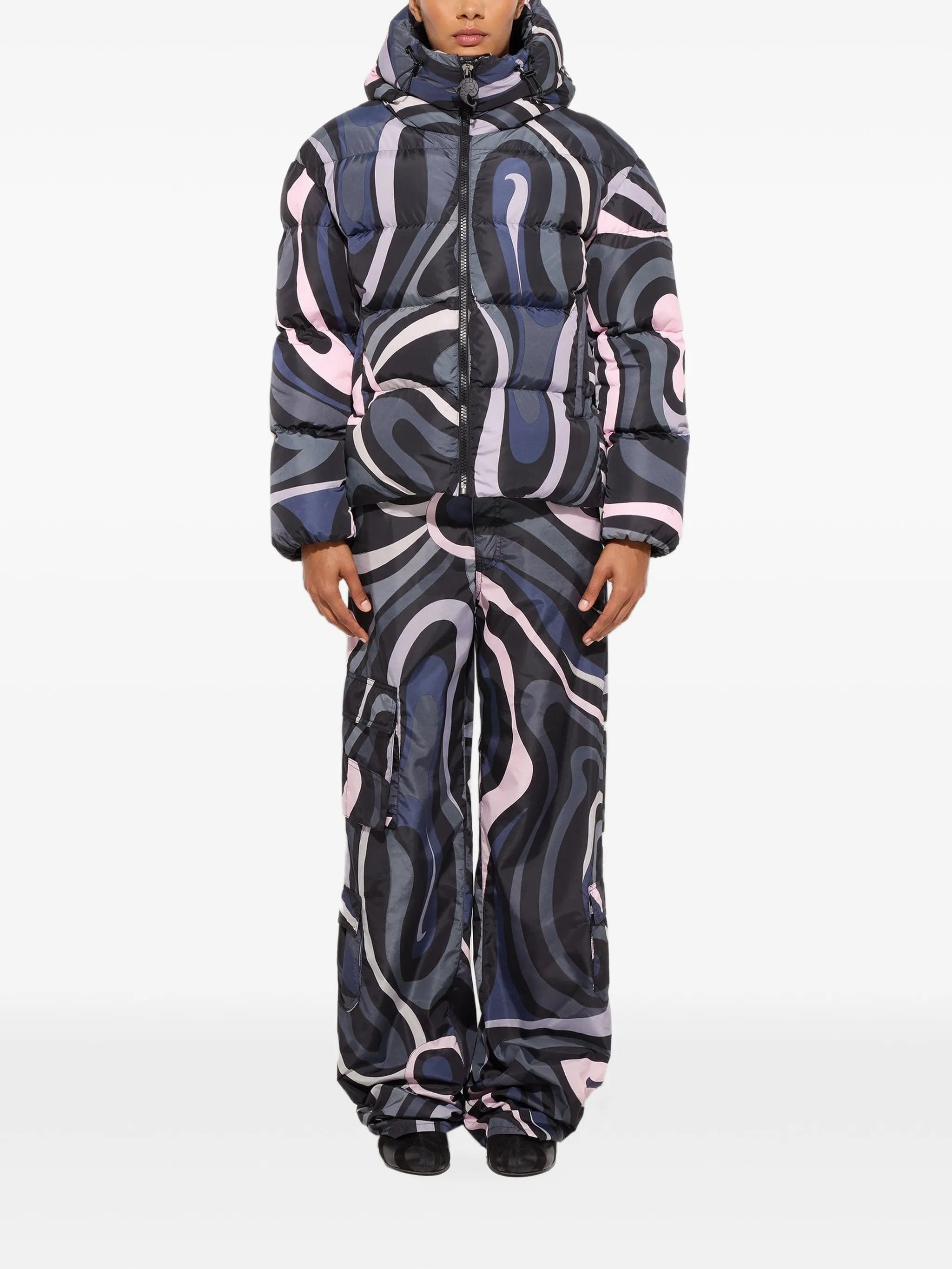 PUCCI Marmo - print down jacket