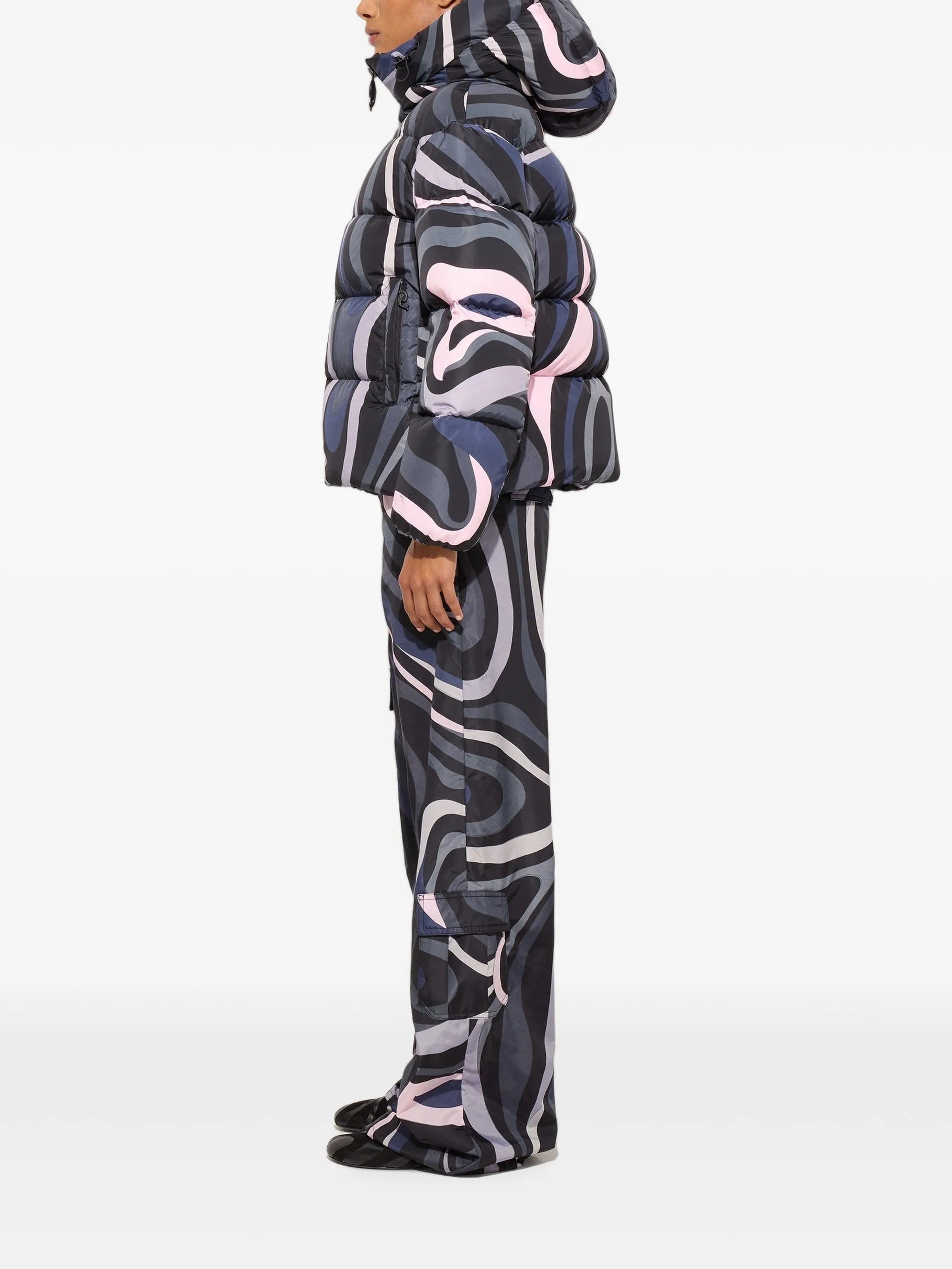 PUCCI Marmo - print down jacket