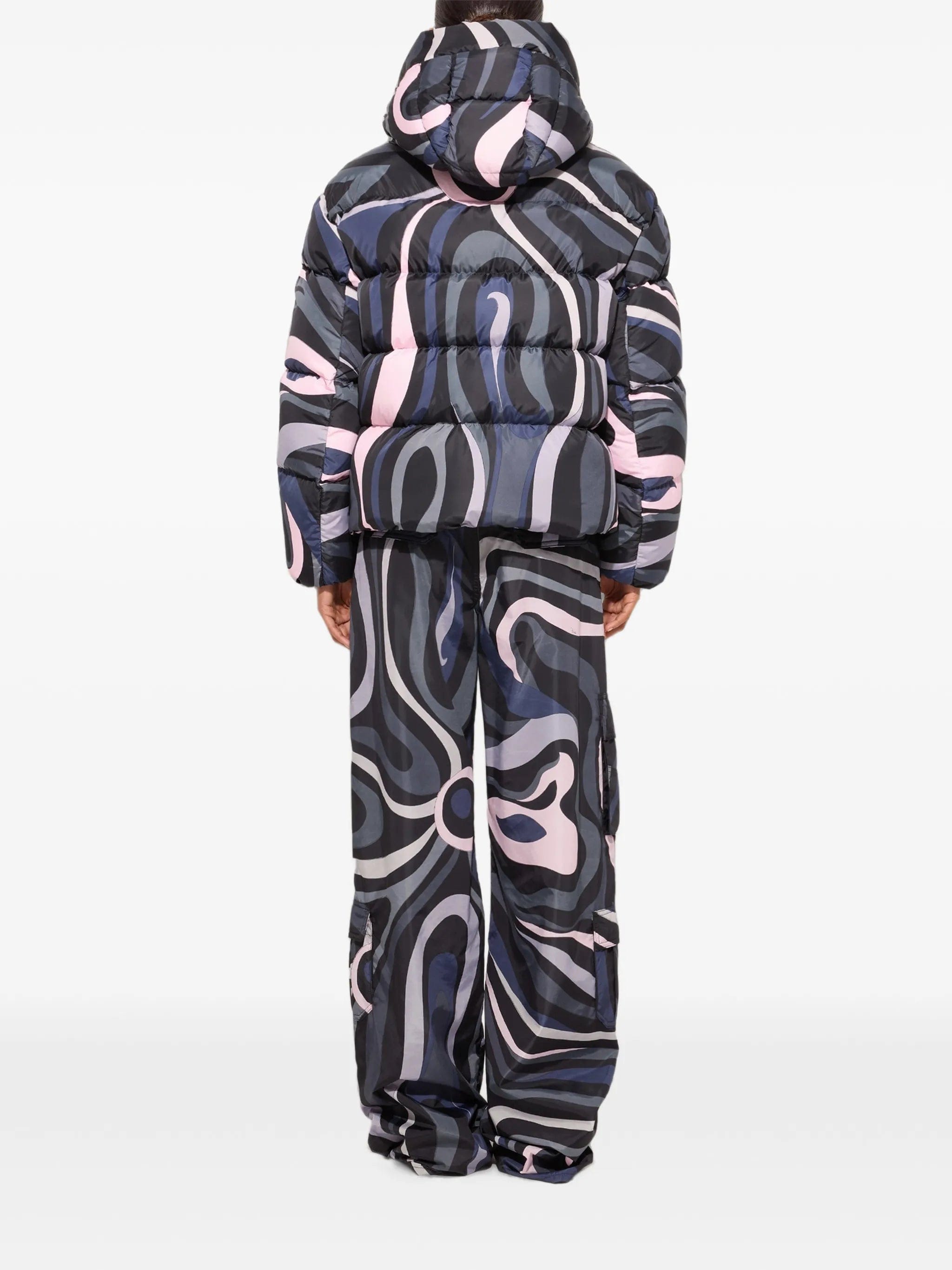 PUCCI Marmo - print down jacket