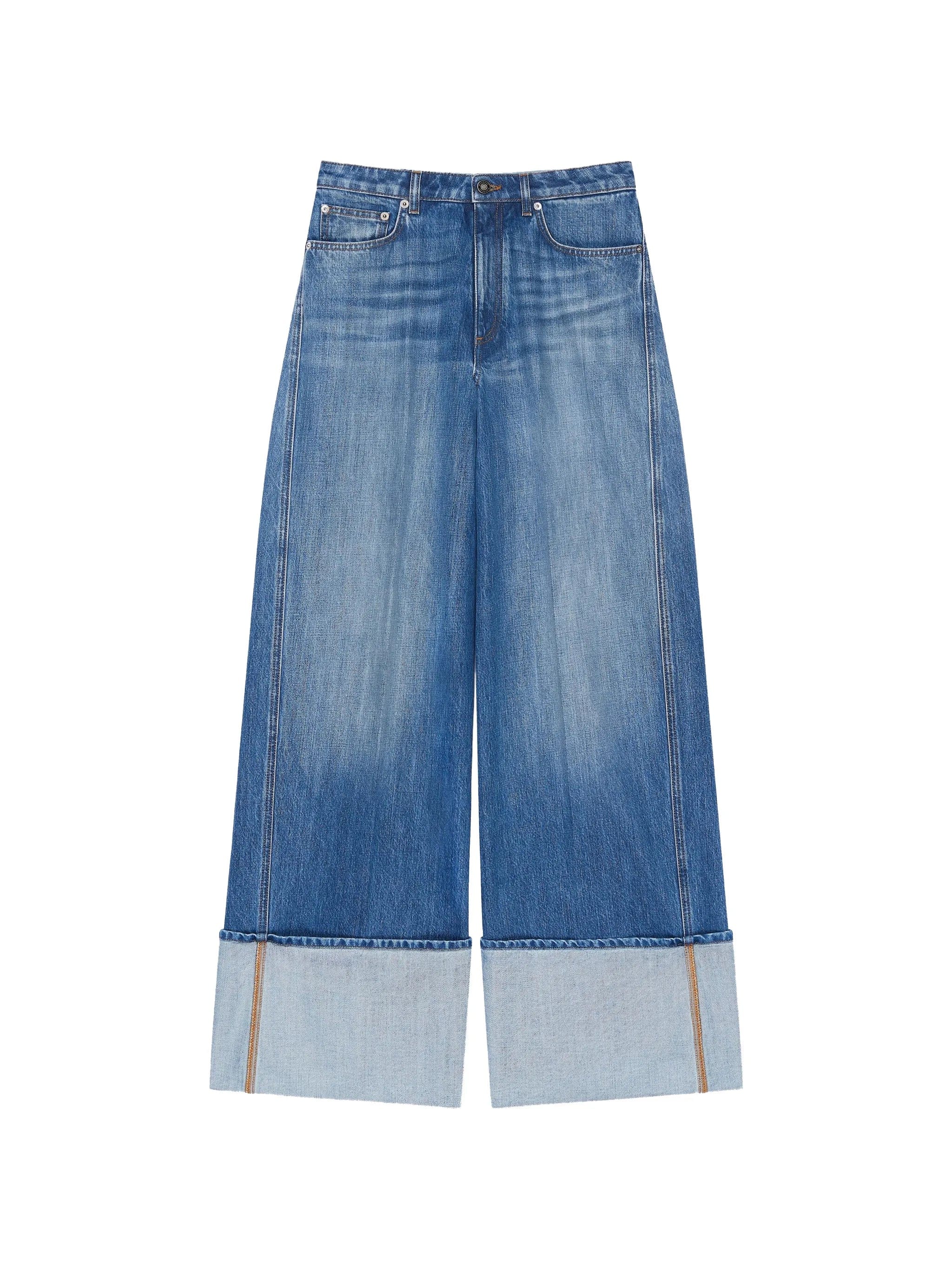 Givenchy turn - up cotton jeans