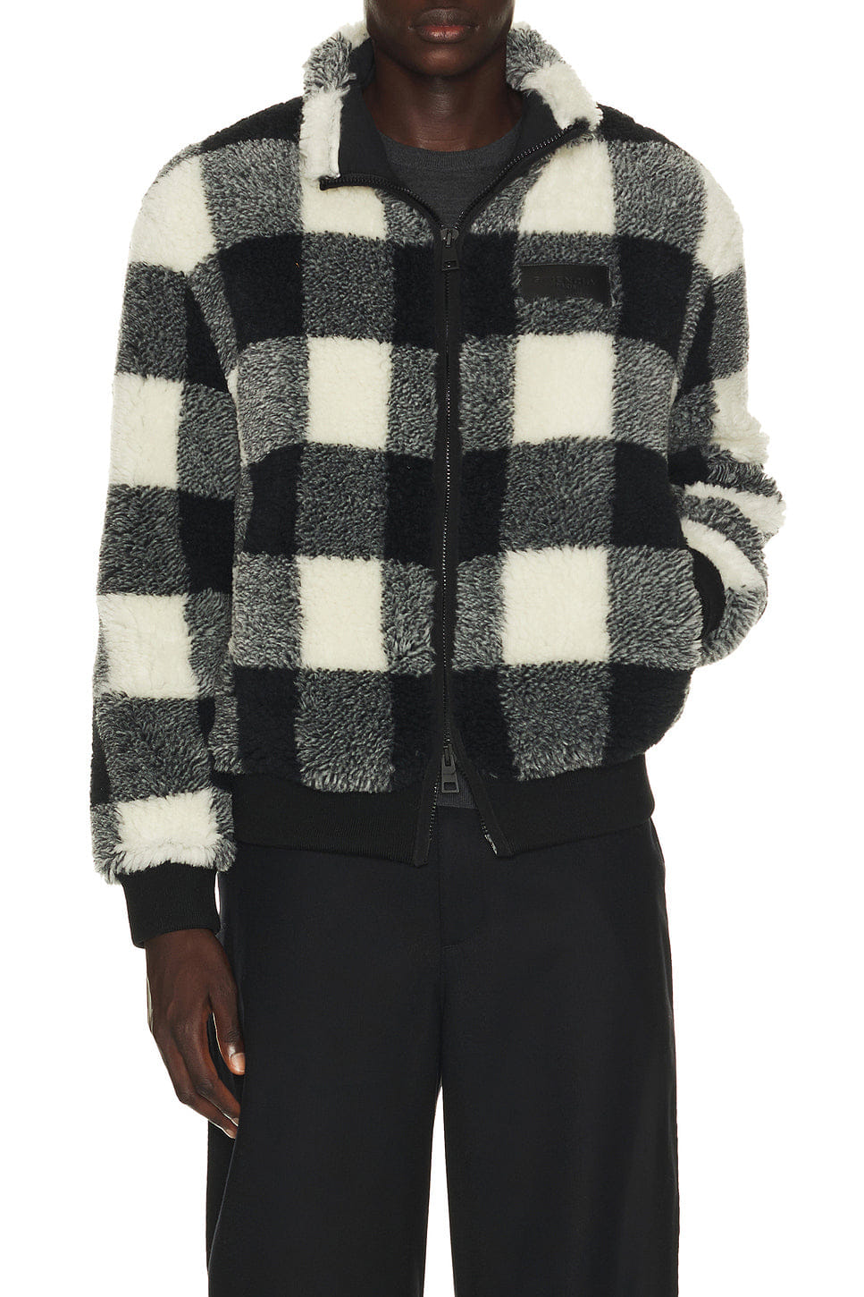 Givenchy Gingham Fleece Blouson