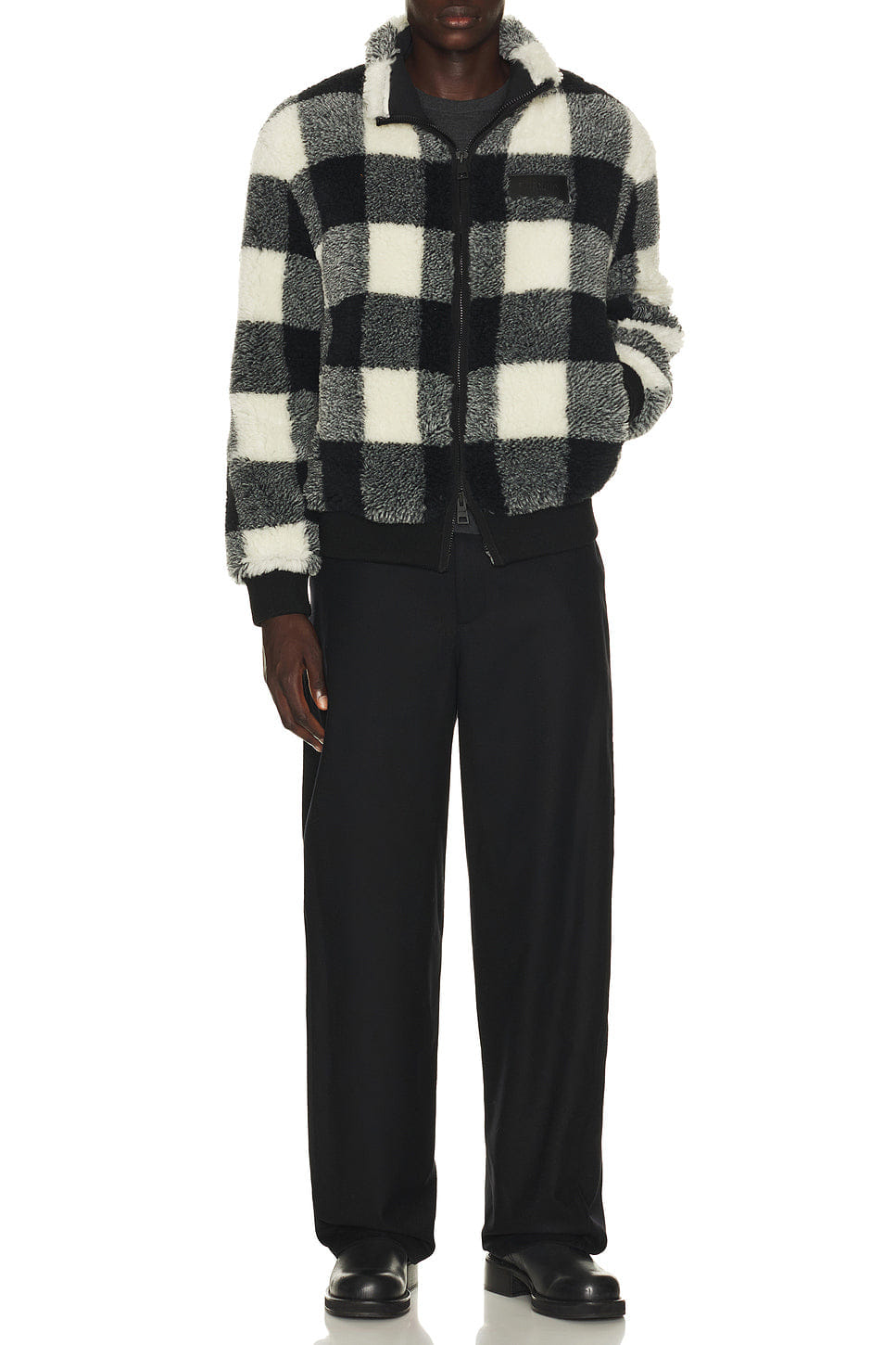 Givenchy Gingham Fleece Blouson