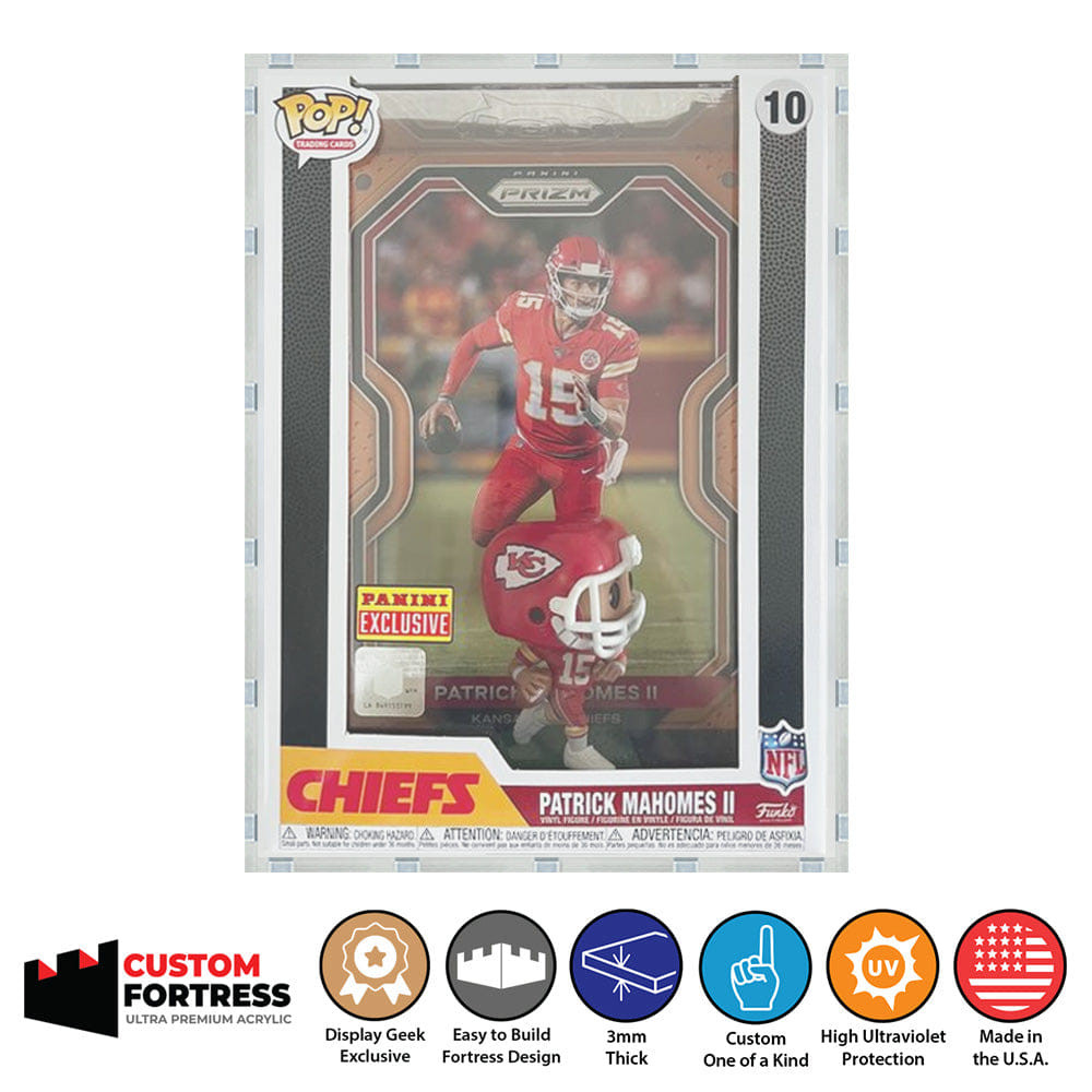 Flying Box Custom Acrylic Hard Case for POP TRADING CARDS Funko Pop Grail Boxes (3 mm thick, UV Resistant) Fits 11.25h x 8w x 3.25d