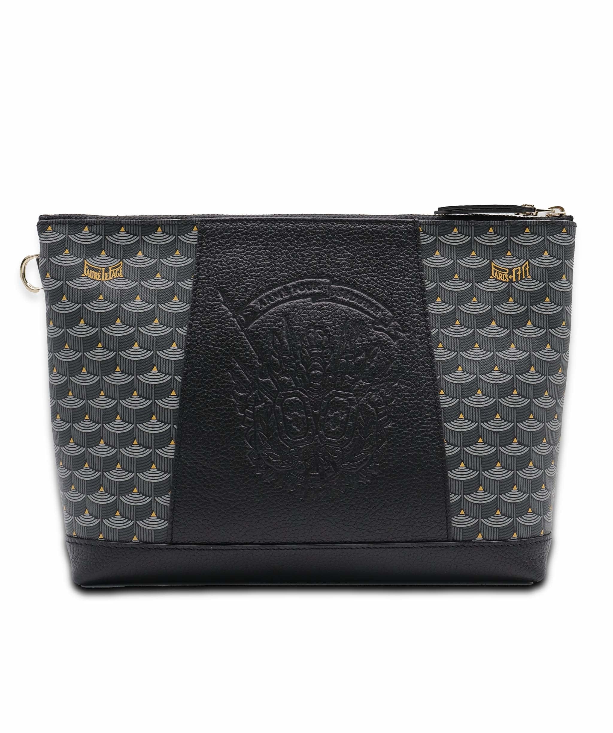 FAURE le PAGE Black Canvas Carry On 21 Pouch