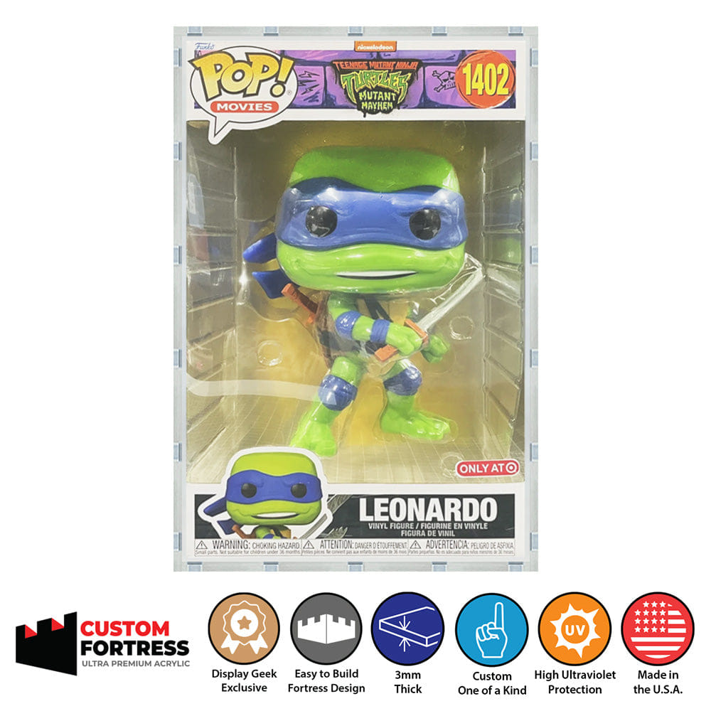 Flying Box Custom Acrylic Hard Case for 10 INCH SKINNY Funko Pop Grail Boxes (3 mm thick, UV Resistant) Fits 13h x 8.25w x 8.25d