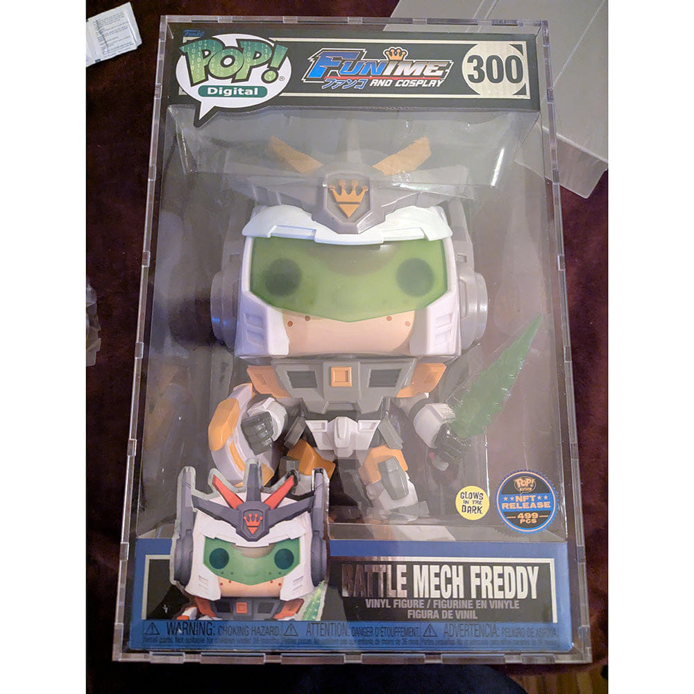 Flying Box Custom Acrylic Hard Case for 10 INCH SKINNY Funko Pop Grail Boxes (3 mm thick, UV Resistant) Fits 13h x 8.25w x 8.25d