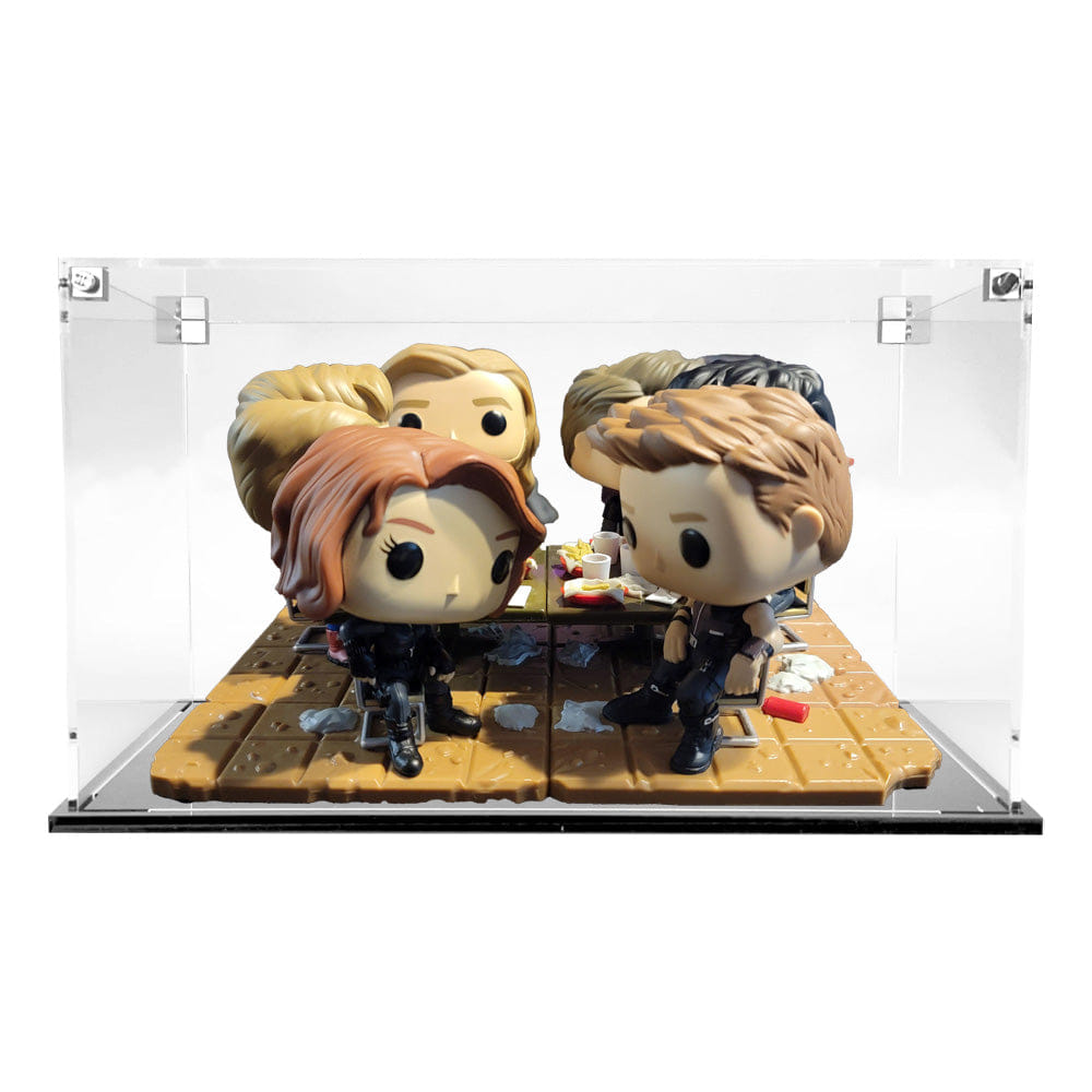 Flying Box Custom Acrylic Display Case for VICTORY SHAWARMA TOGETHER Funko Pop Out of Box Complete Set (3 mm thick, UV Resistant)