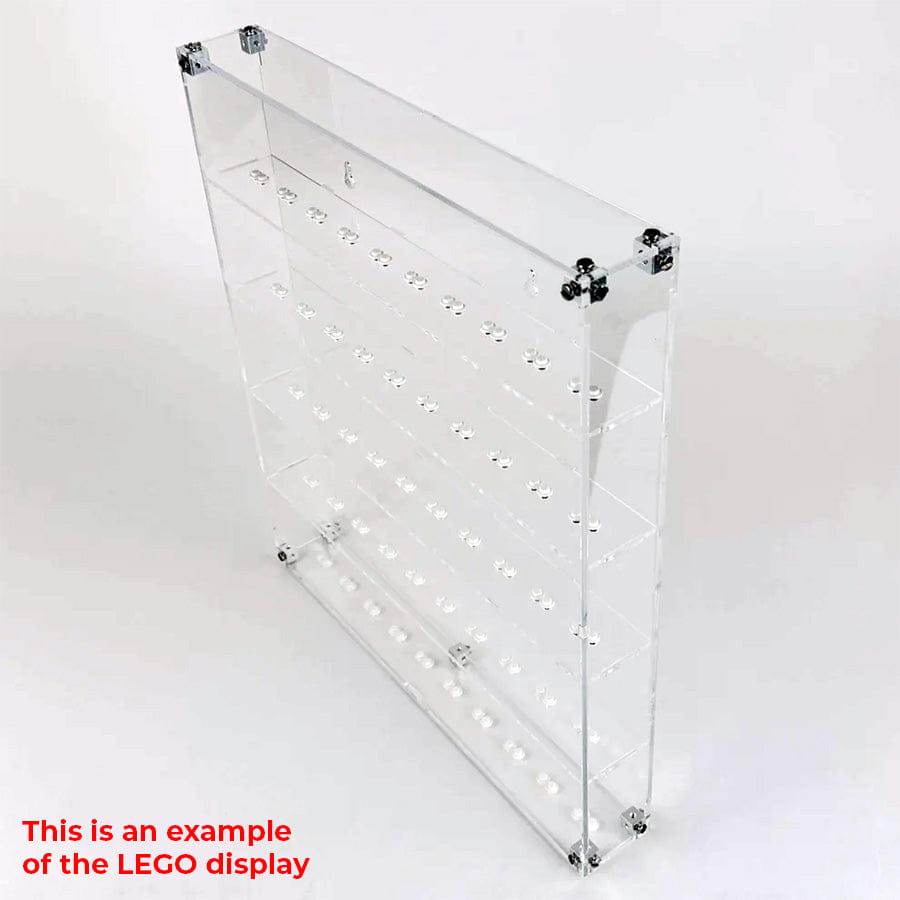 Flying Box Custom Acrylic Wall Mount Display for POP MART LABUBU Mini Blind Box Figures (3 mm thick, UV Resistant) 13h x 13w x 4d