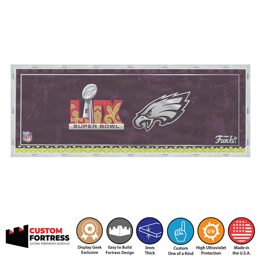 Flying Box Custom Acrylic Hard Case for 5 PACK STANDARD *OUTER BOX ONLY* Funko Pop Grail Boxes (3 mm thick, UV Resistant) Fits 6.5h x 17.75w x 3.75d