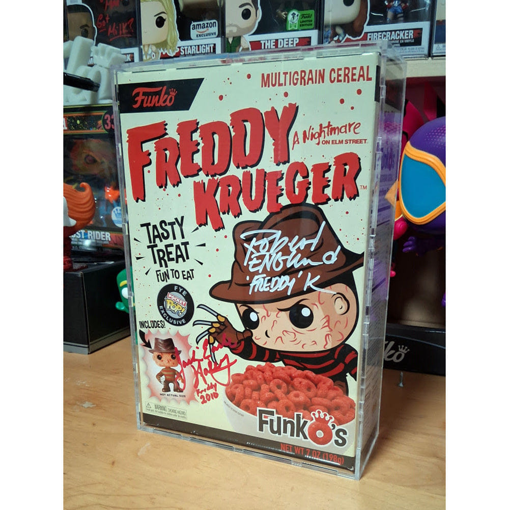 Flying Box Custom Acrylic Hard Case for FUNKO'S CEREAL Funko Pop Grail Boxes (3 mm thick, UV Resistant) Fits 10.5h x 7w x 2.5d
