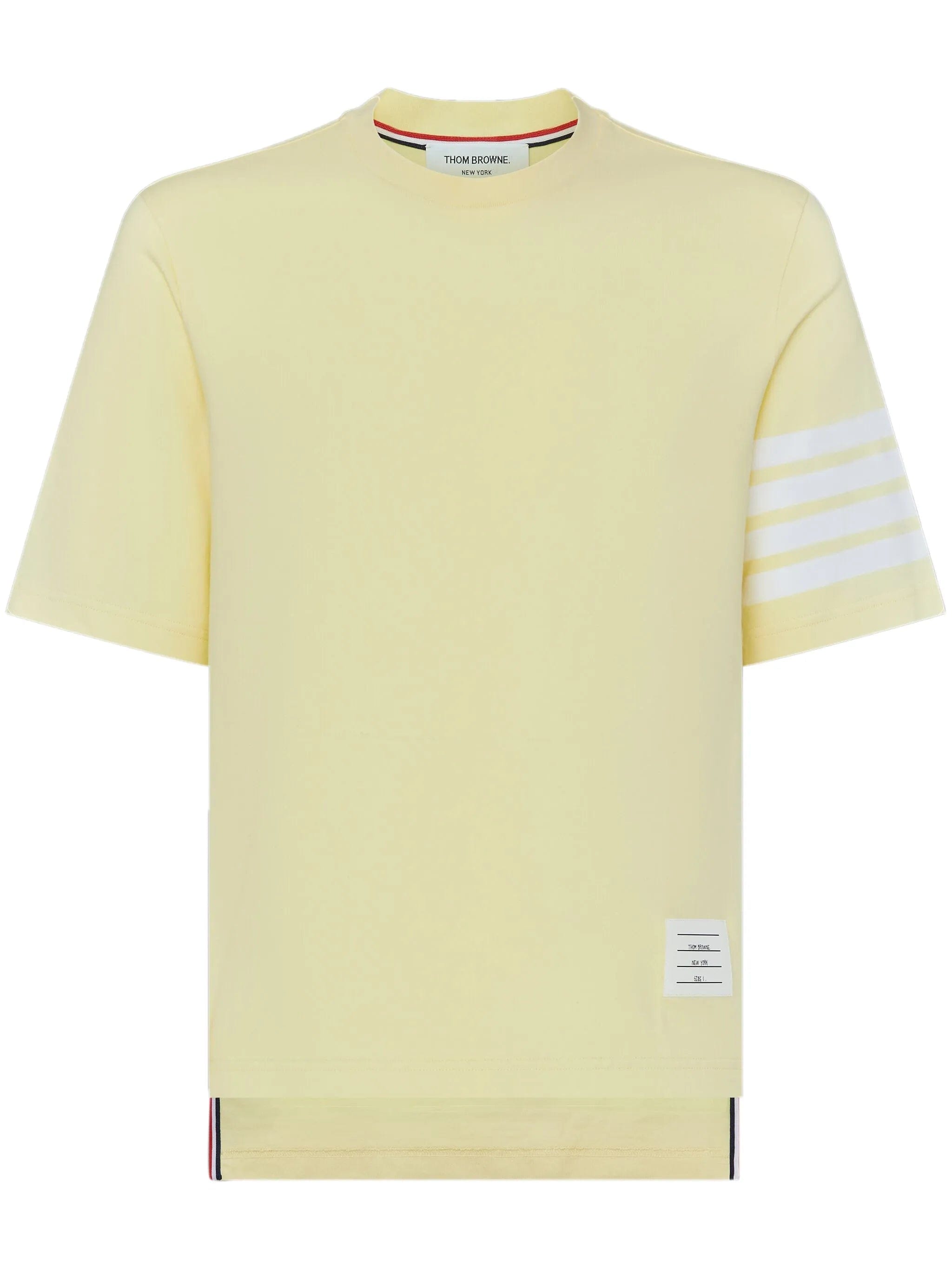 Thom Browne 4 - Bar short - sleeve T - shirt
