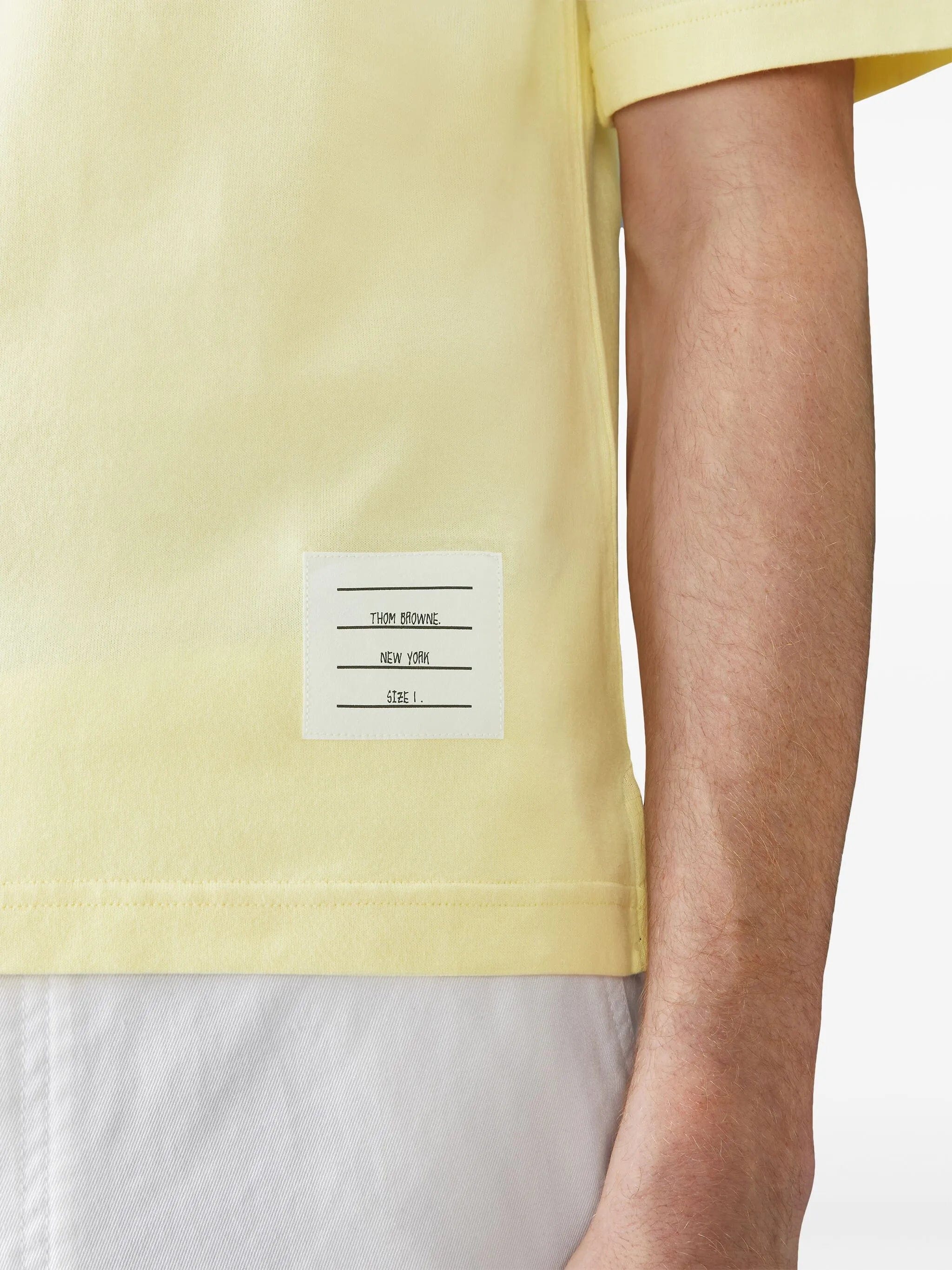 Thom Browne 4 - Bar short - sleeve T - shirt