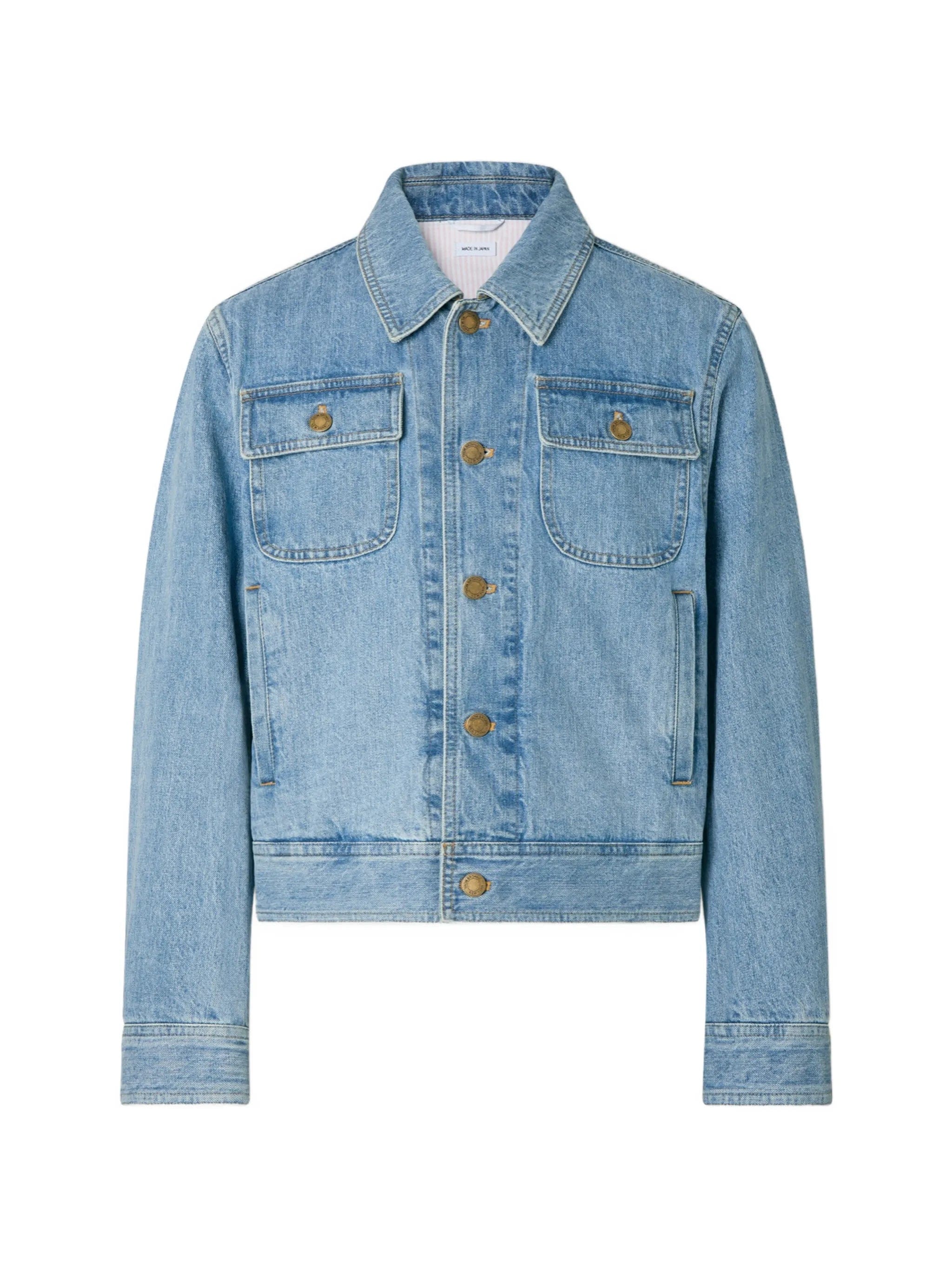 Thom Browne selvedge backstrap denim jacket