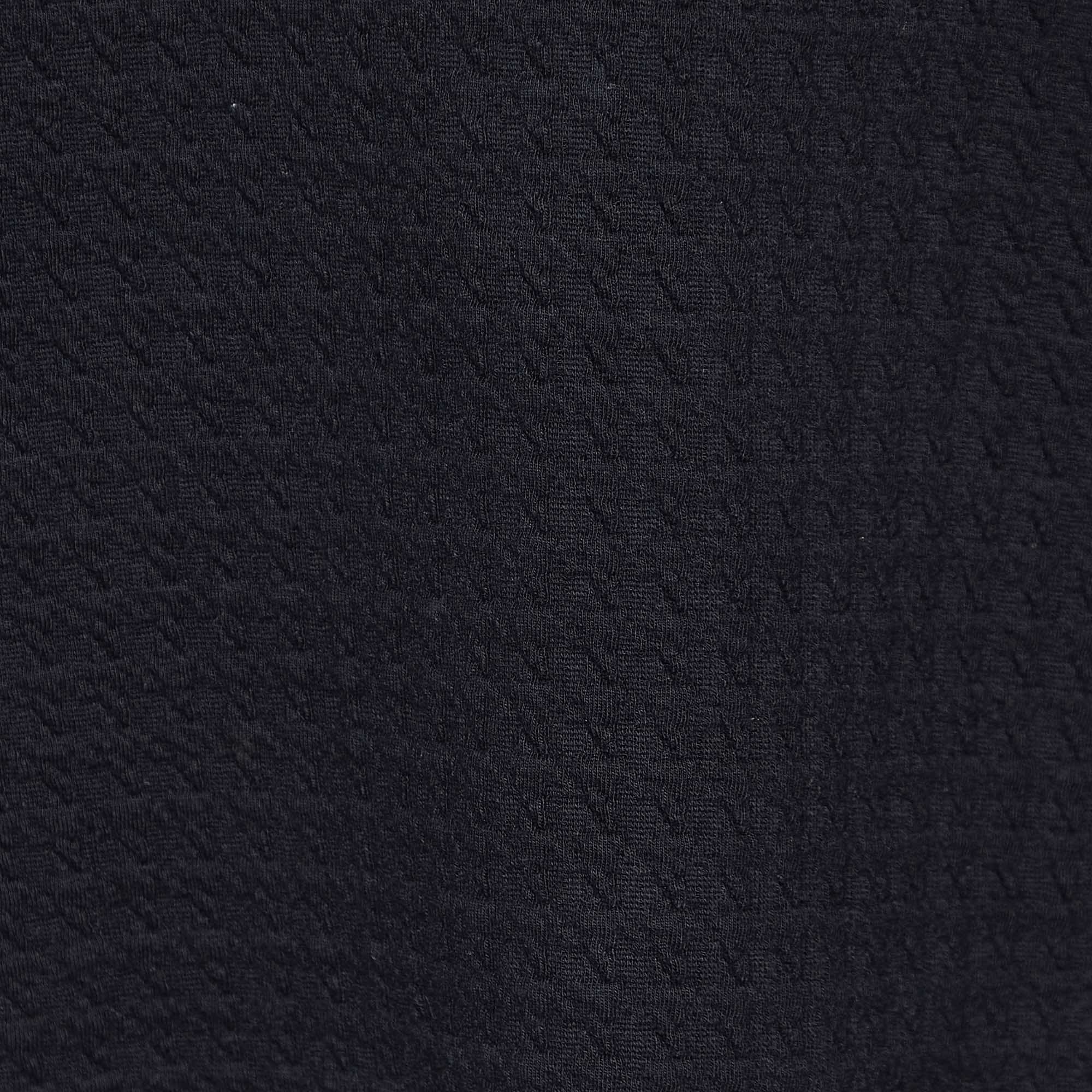 Sandro Black Cotton Lolipop Balloon Sleeve Top