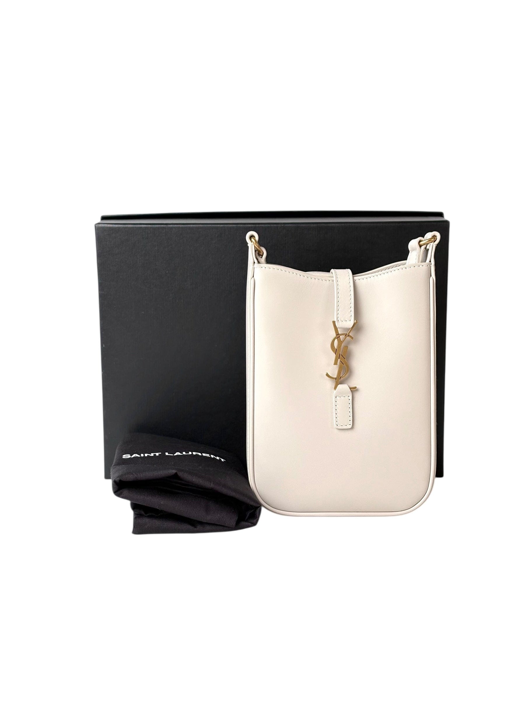 YSL Light Leather Pouch Cross Bag