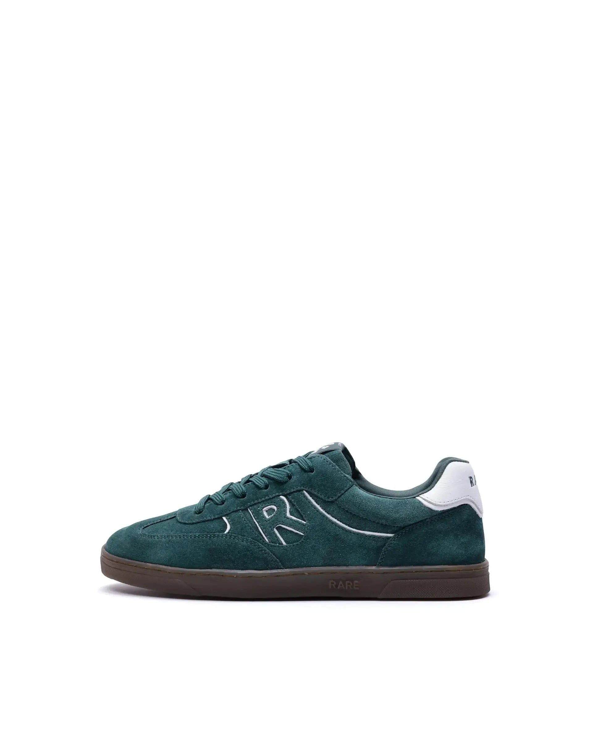 RAREZ Rare Rabbit Men Zenith Green Leather Lace - Up Closure Shoes