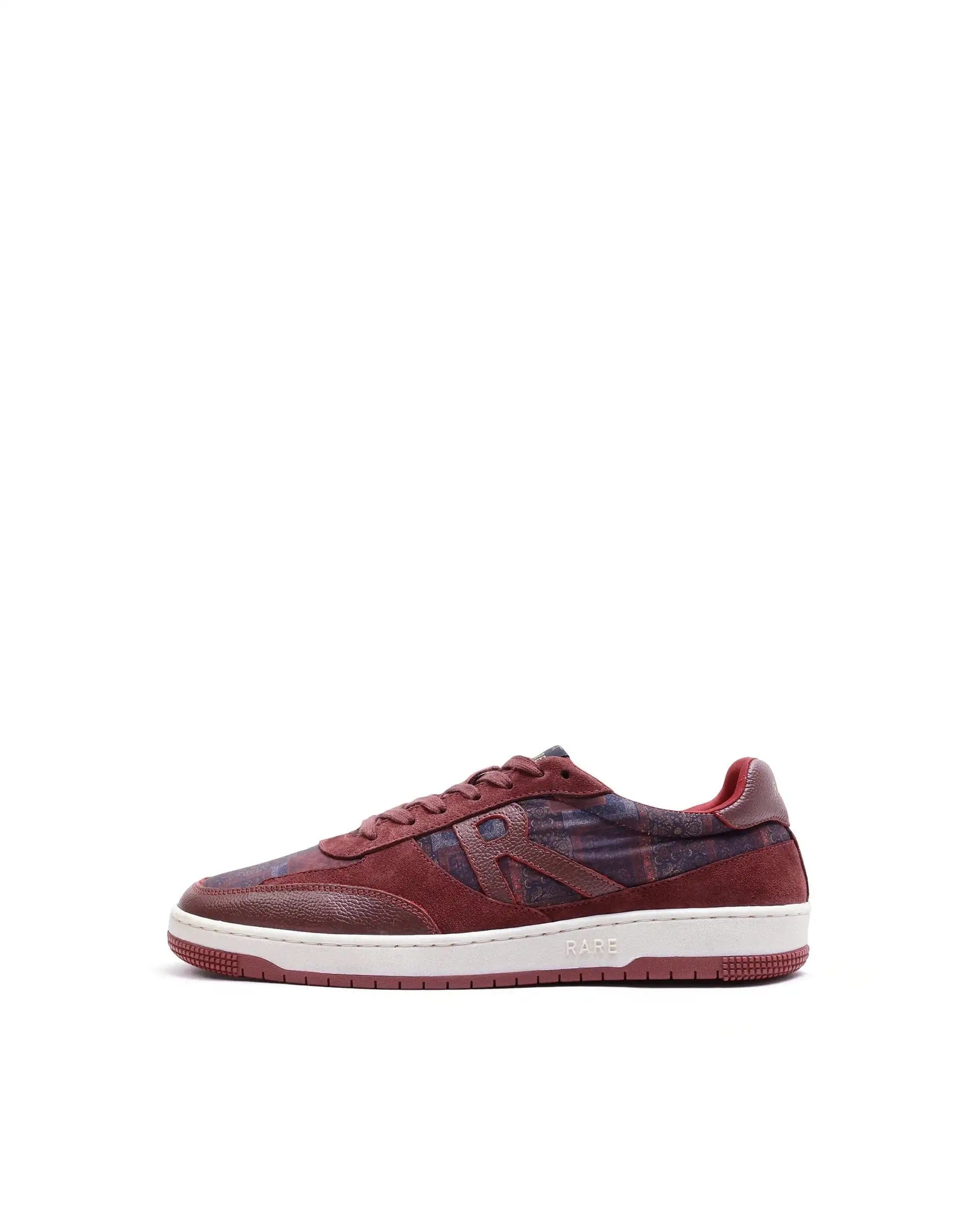 RAREZ Rare Rabbit Men Loom Dark Red Leather Lace - Up Closure Shoes
