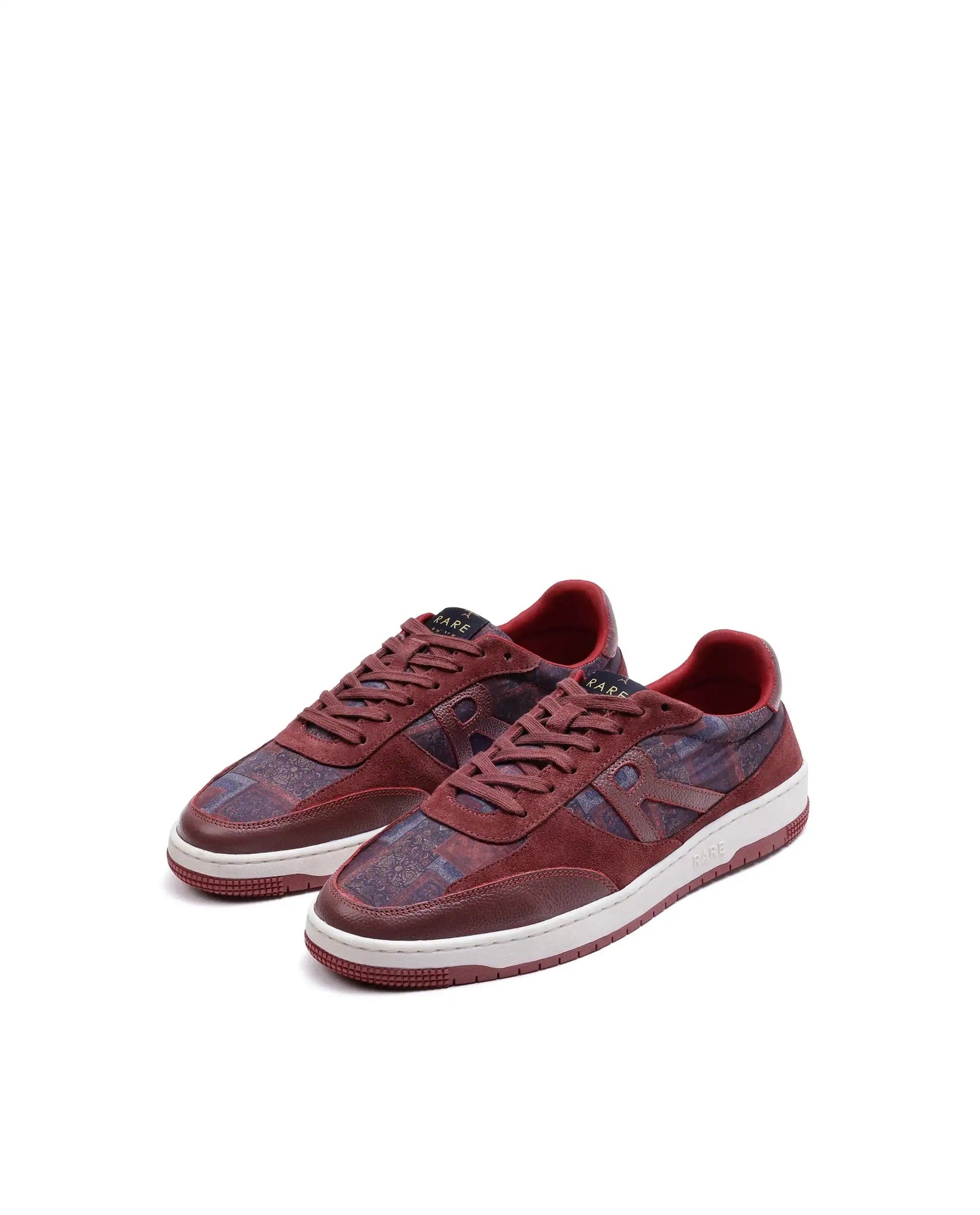 RAREZ Rare Rabbit Men Loom Dark Red Leather Lace - Up Closure Shoes
