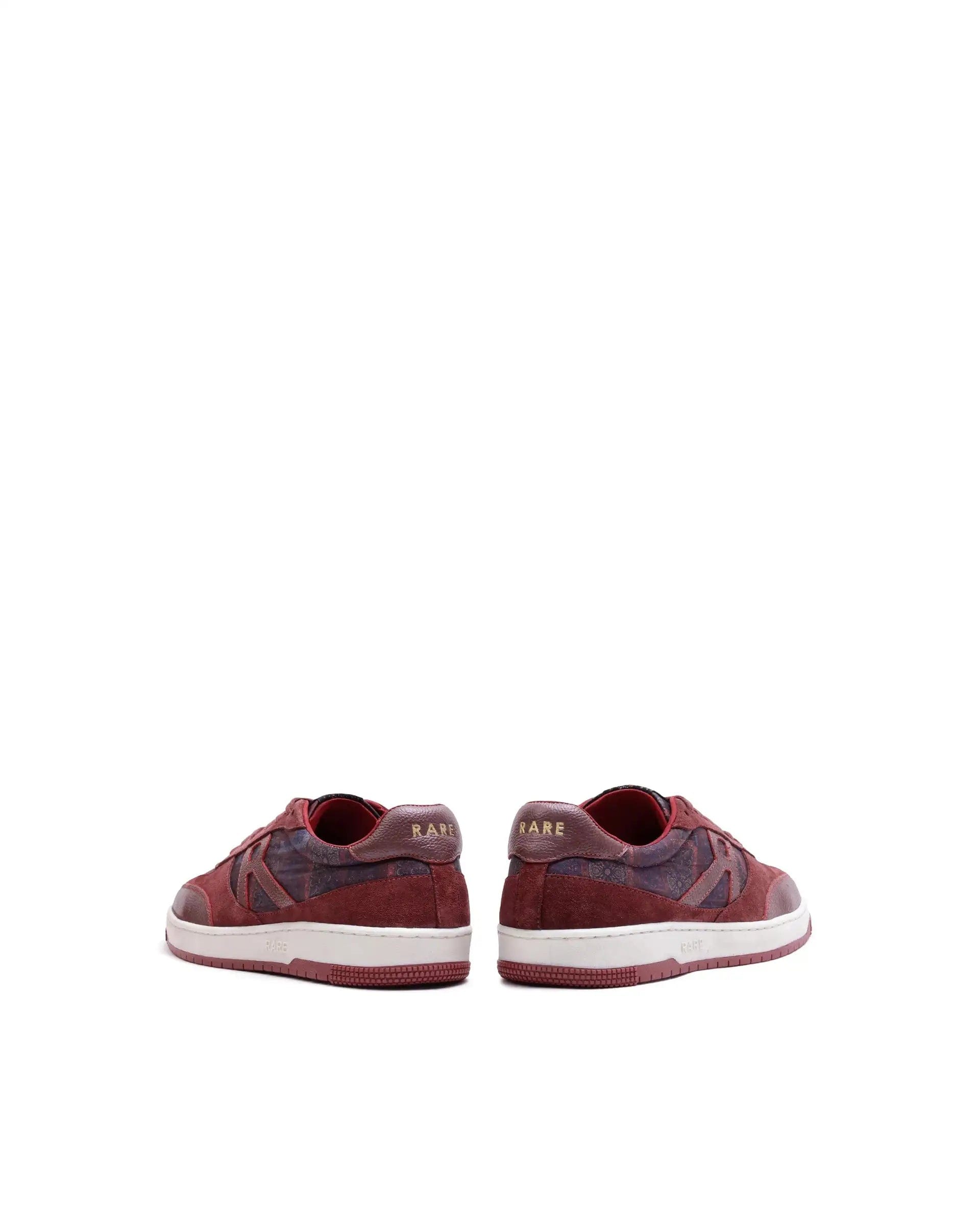 RAREZ Rare Rabbit Men Loom Dark Red Leather Lace - Up Closure Shoes