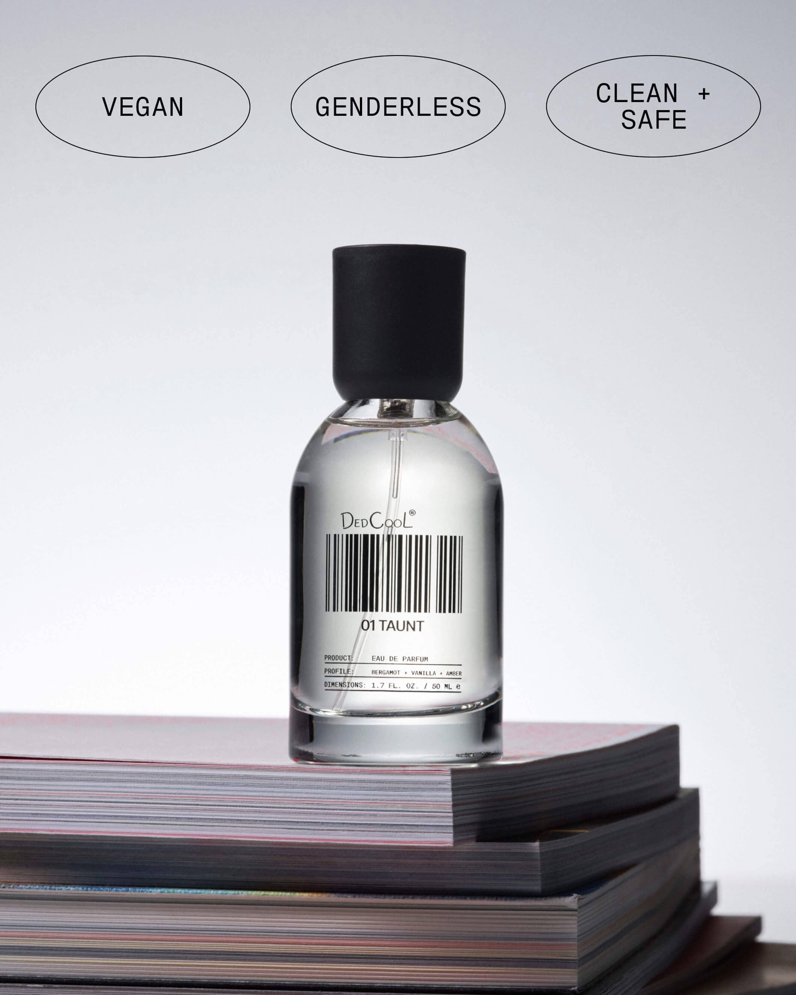 Dedcool Fragrance 01 Taunt: Bergamot/Amber/Vanilla