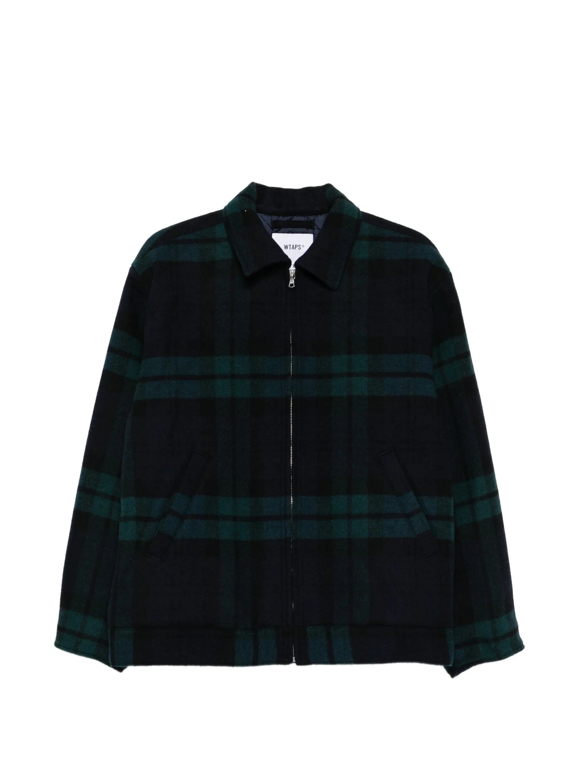 WTAPS checked zip - up shirt jacket