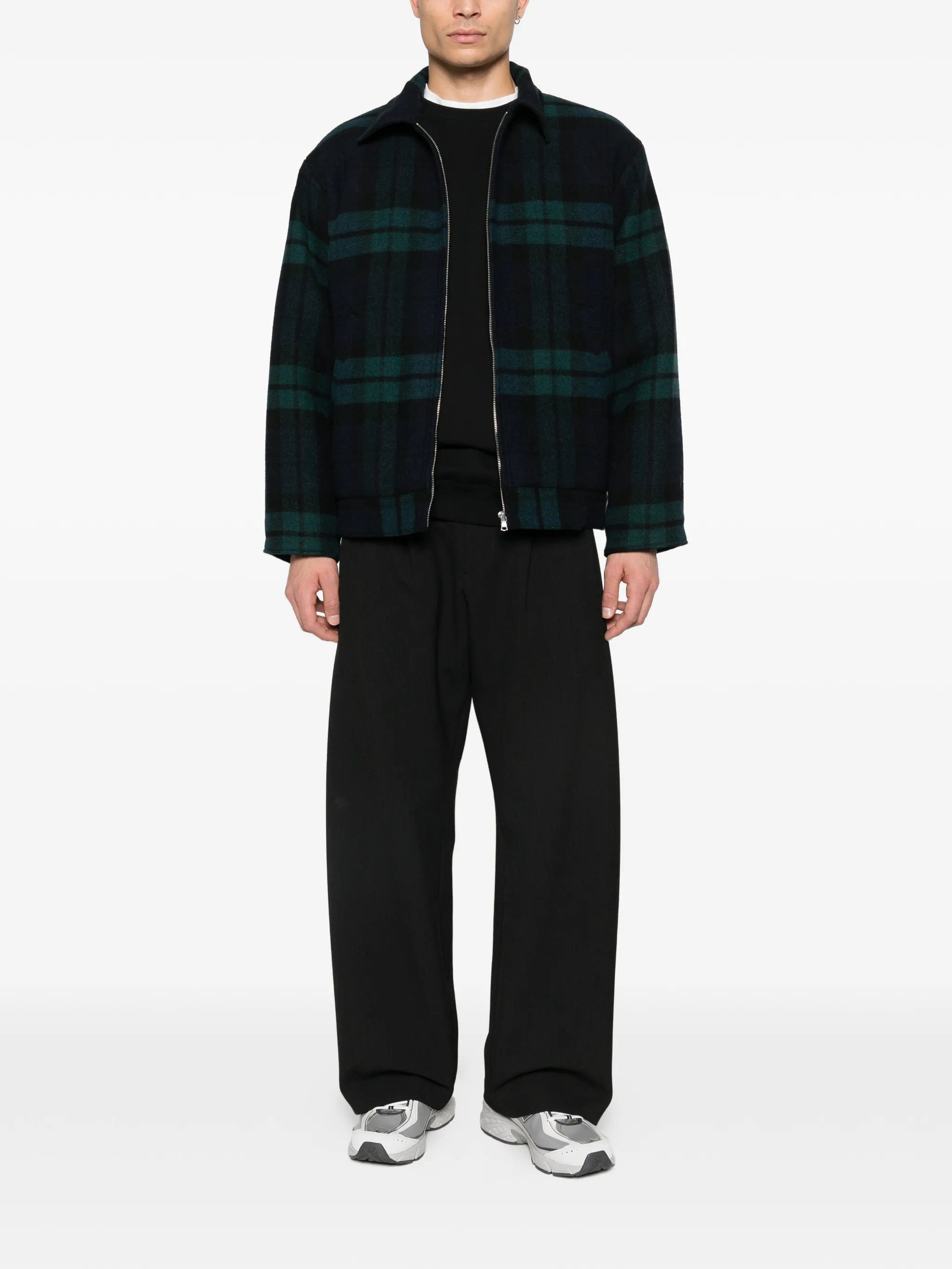 WTAPS checked zip - up shirt jacket