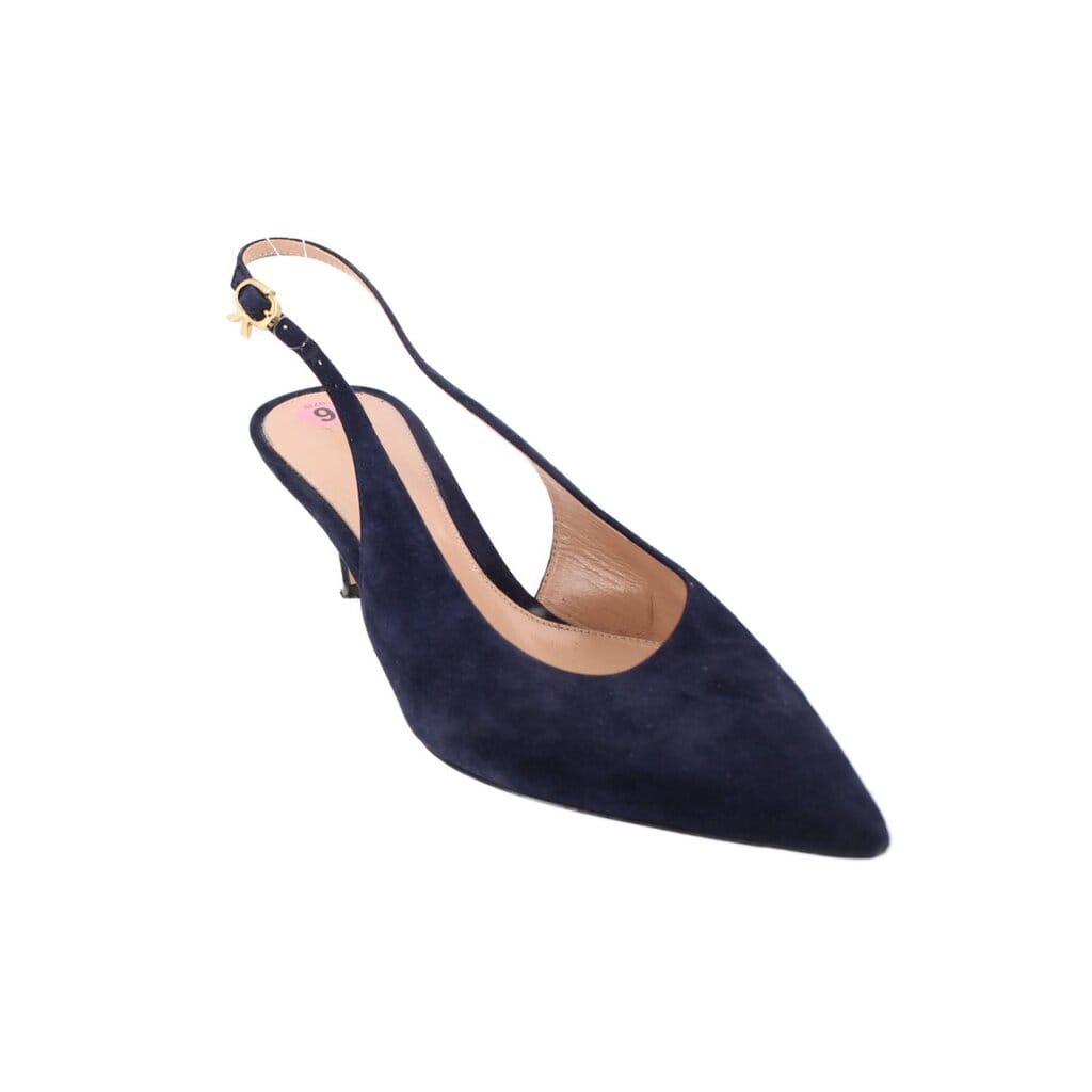 Gianvito ROSSI SUEDE HEELS NAVY 40 EU | 9 US