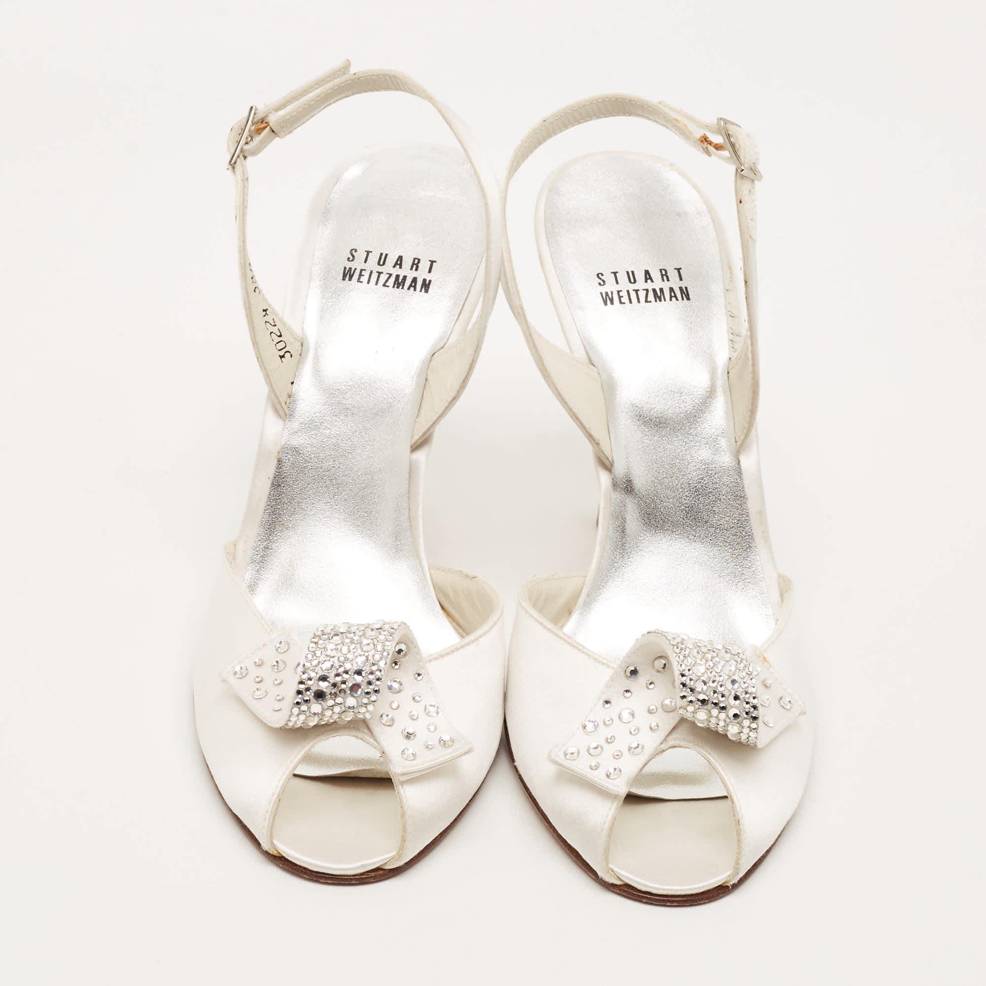 Stuart Weitzman Crystal Embellished