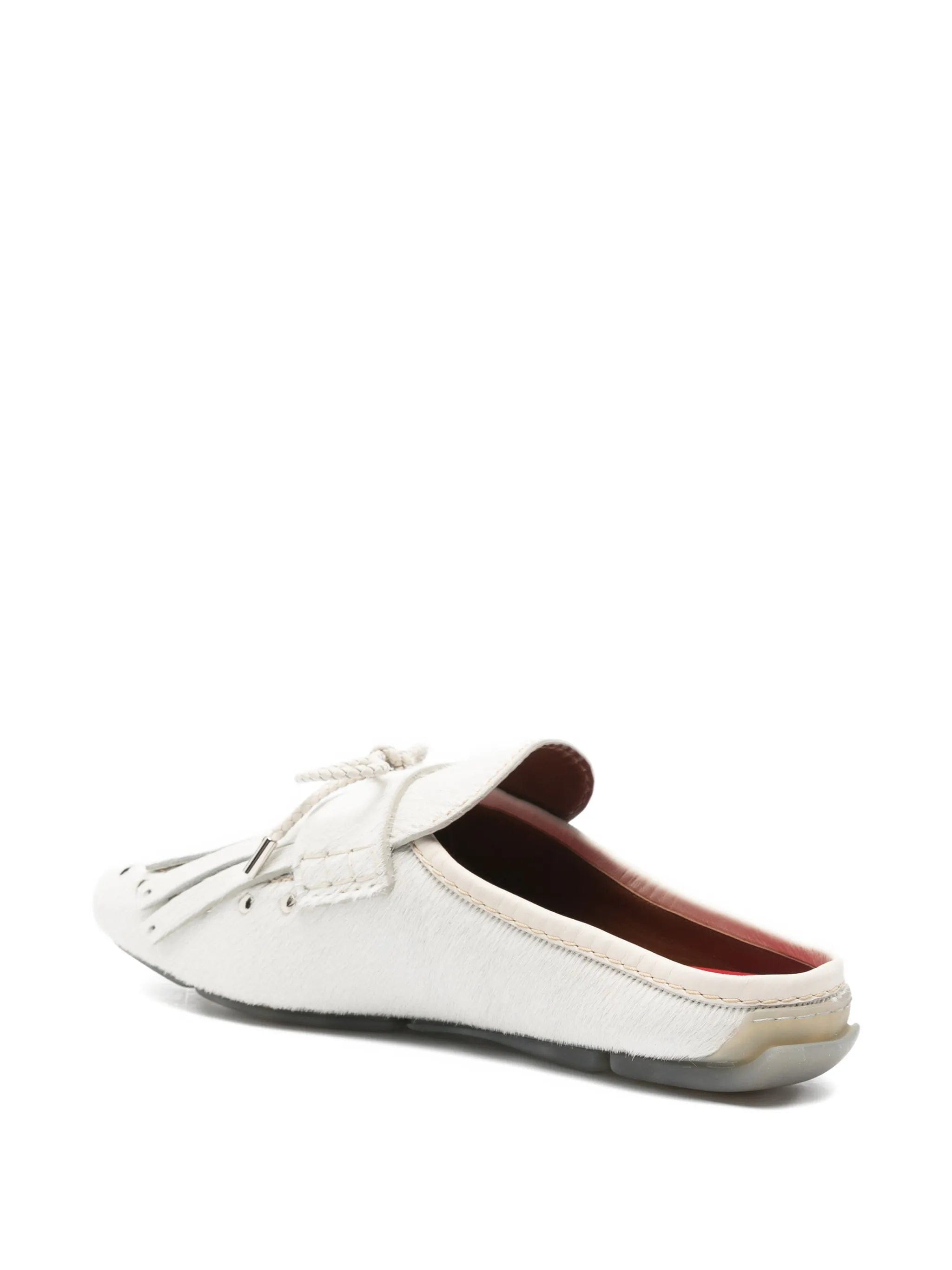 Wales Bonner Montego fringed calf - hair mules