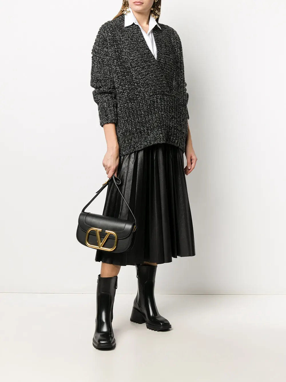 Valentino Garavani Oversized Mélange - Knit Jumper