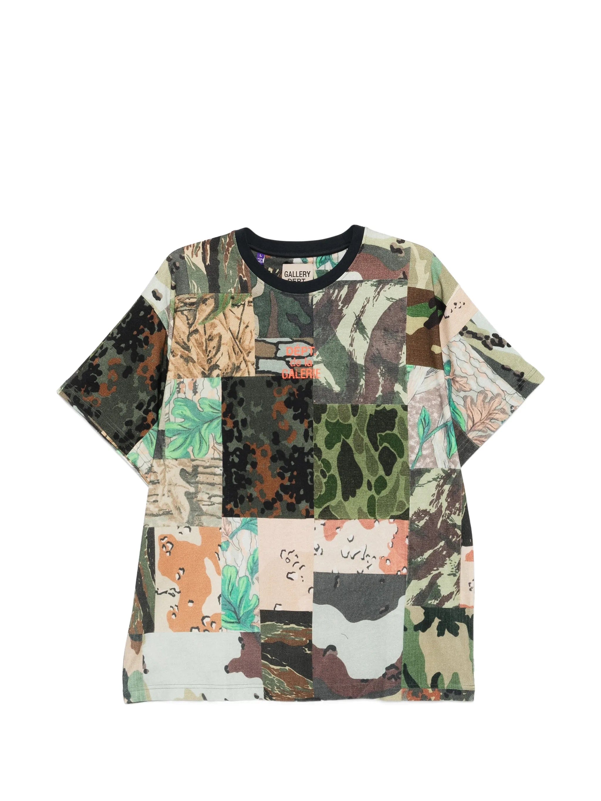 Gallery DEPT. mixed - patchwork camouflage T - shirt